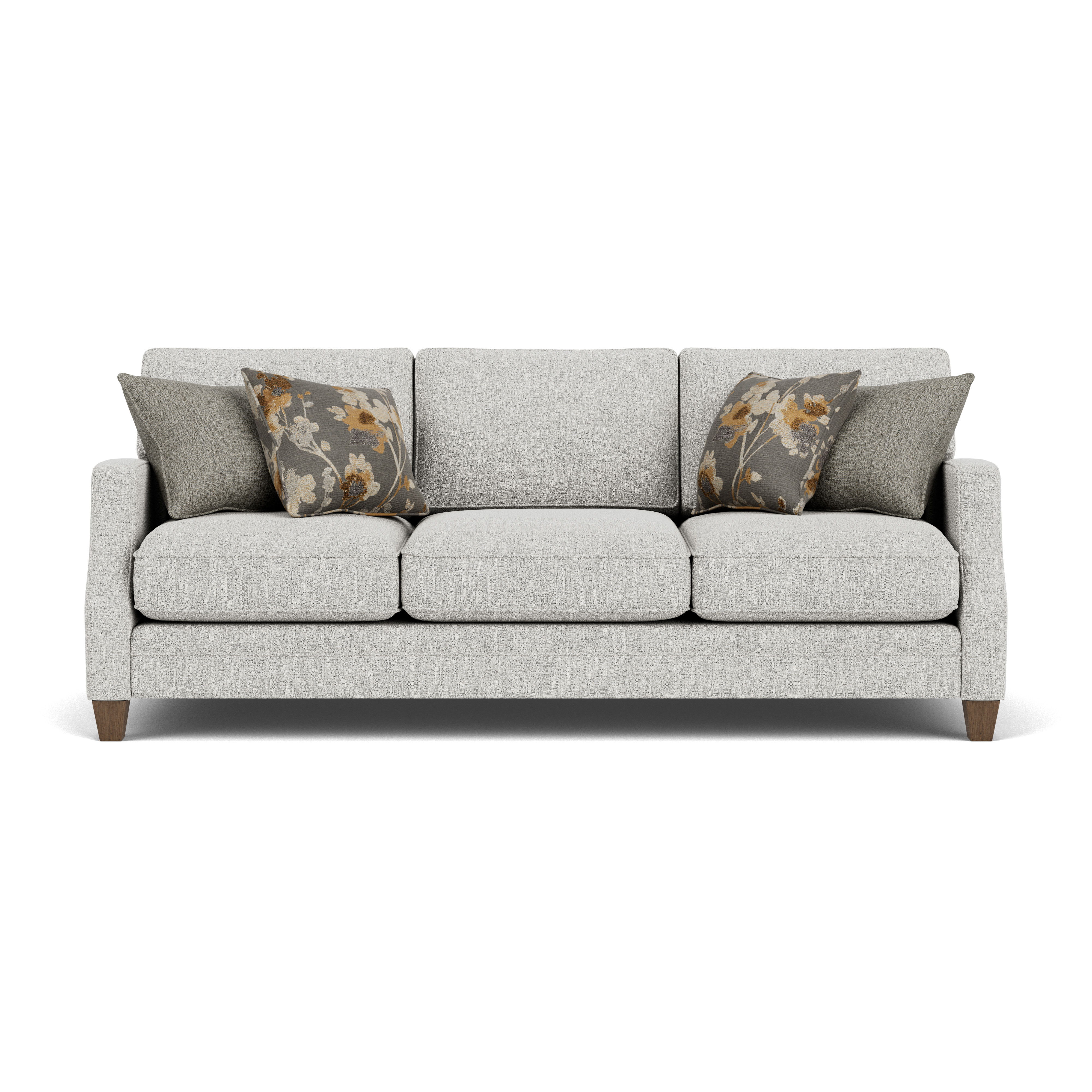 Lennox - Fabric Sofa, light gray, view 4