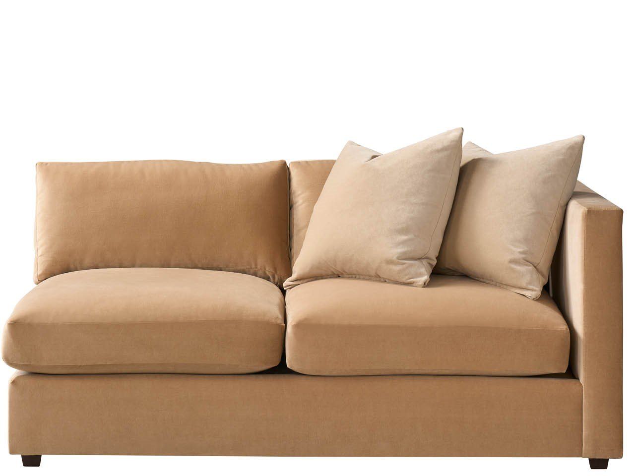 Ally - One Arm Loveseat RAF, Special Order - Light Brown Image