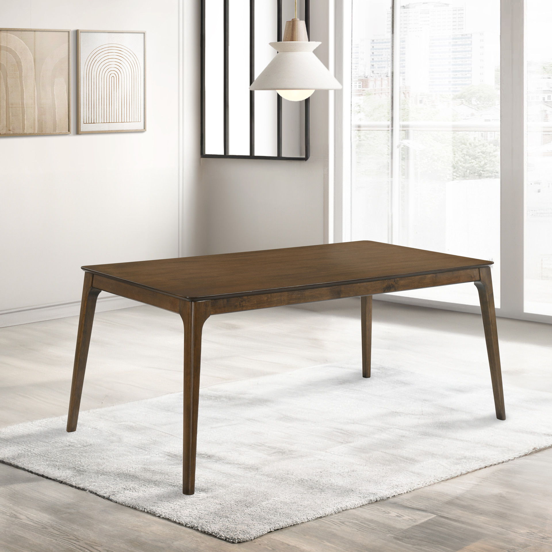 Maggie - Dining Table - Walnut, dark brown, view 8