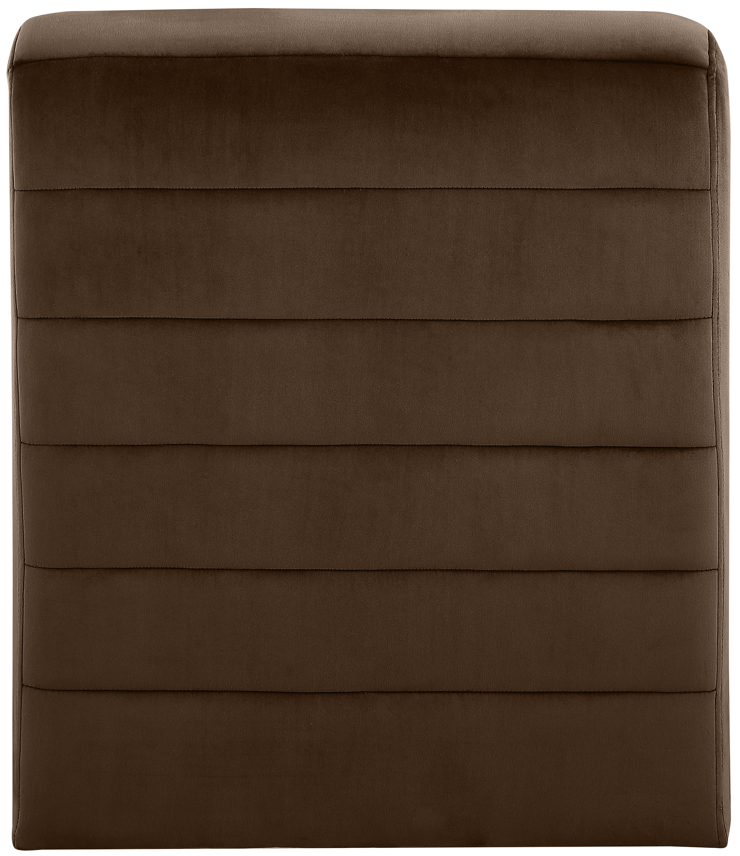 Ivy - Velvet Accent Chair - Brown