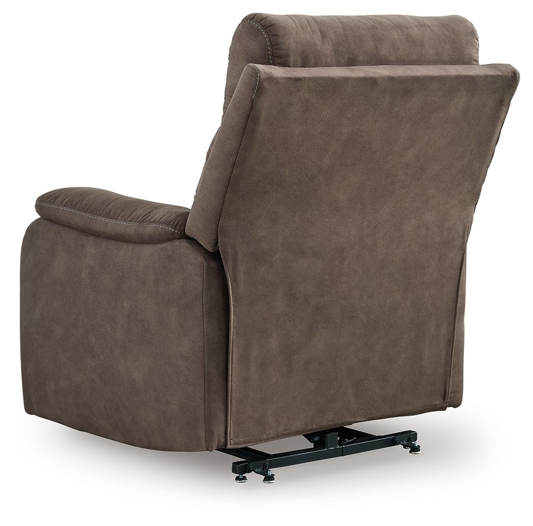 Ashley Furniture Crestmeade - Power Lift Recliner - Espresso - Image 7