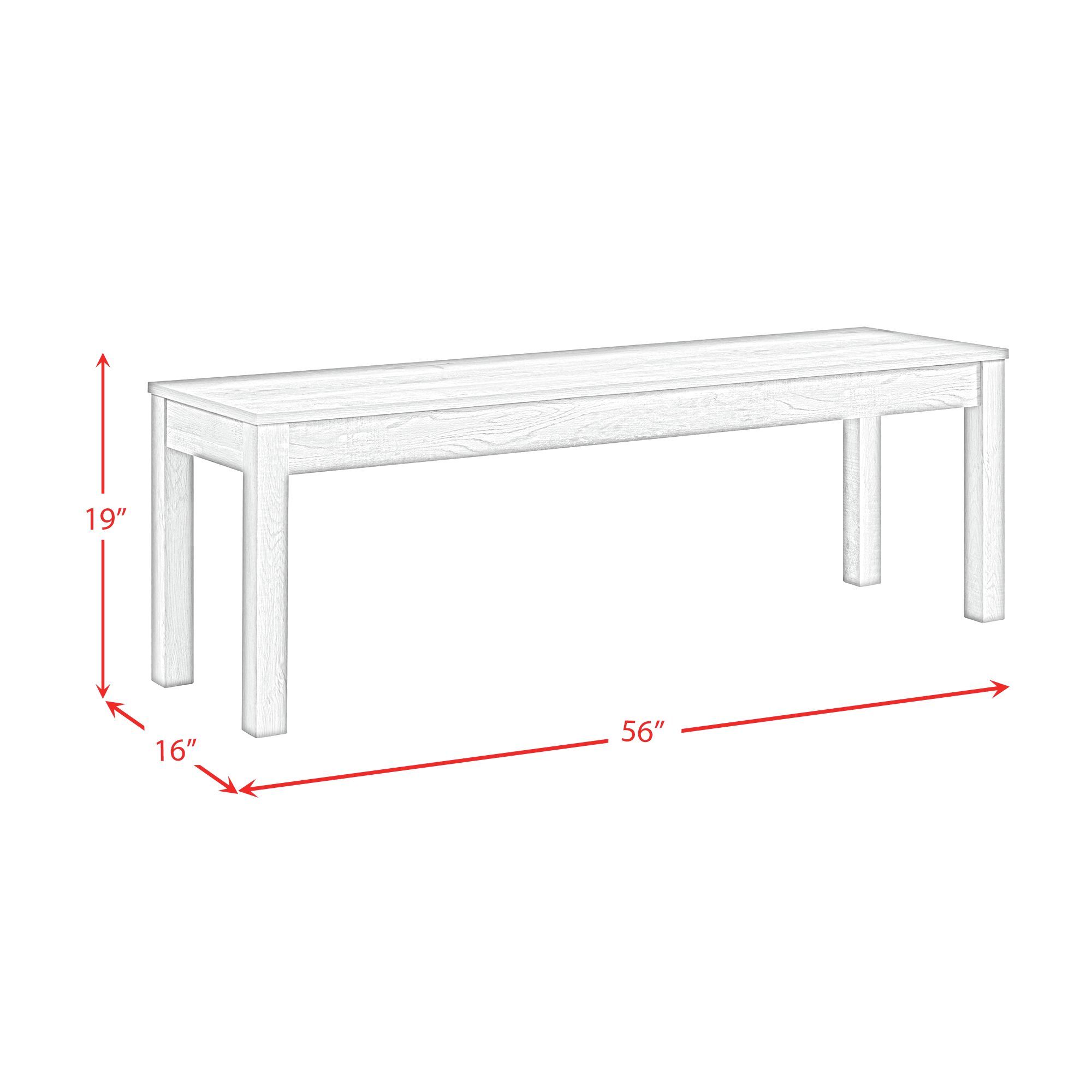 Eleanor - Dining Bench - Brown