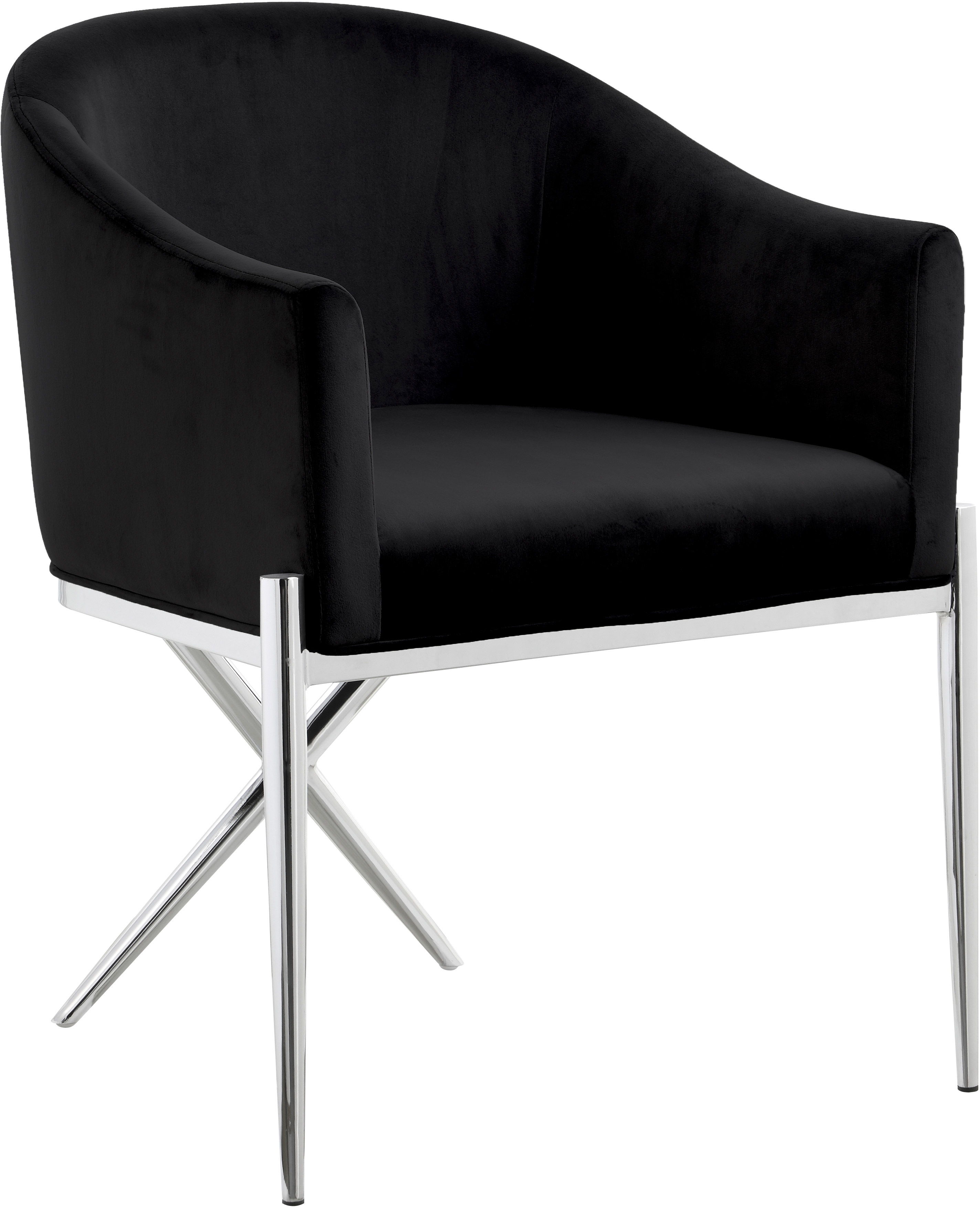 Xavier - Dining Chair - Black - Fabric