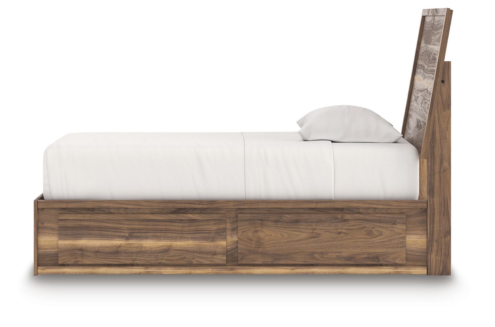 Ashley Furniture Chirason - Twin Panel Bed With Storage - Brown - Image 7