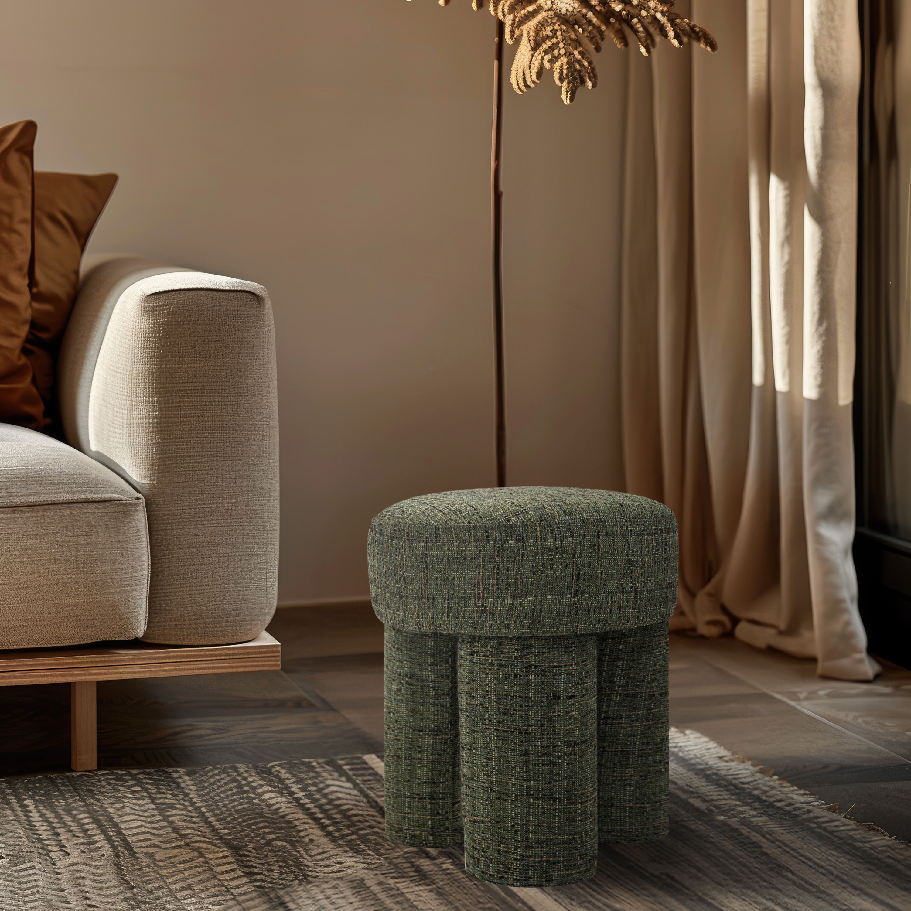 Larson - Ottoman / Stool - Green