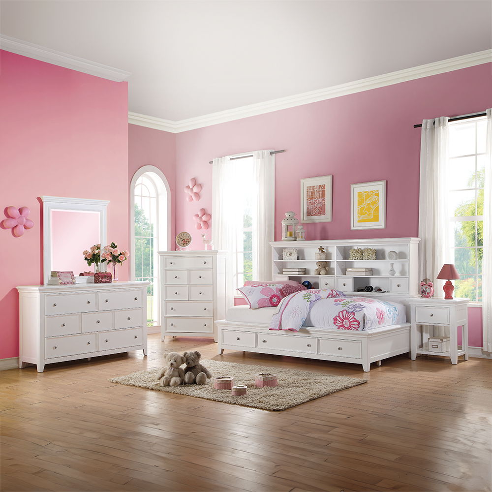 Lacey - Dresser - White, white, view 3