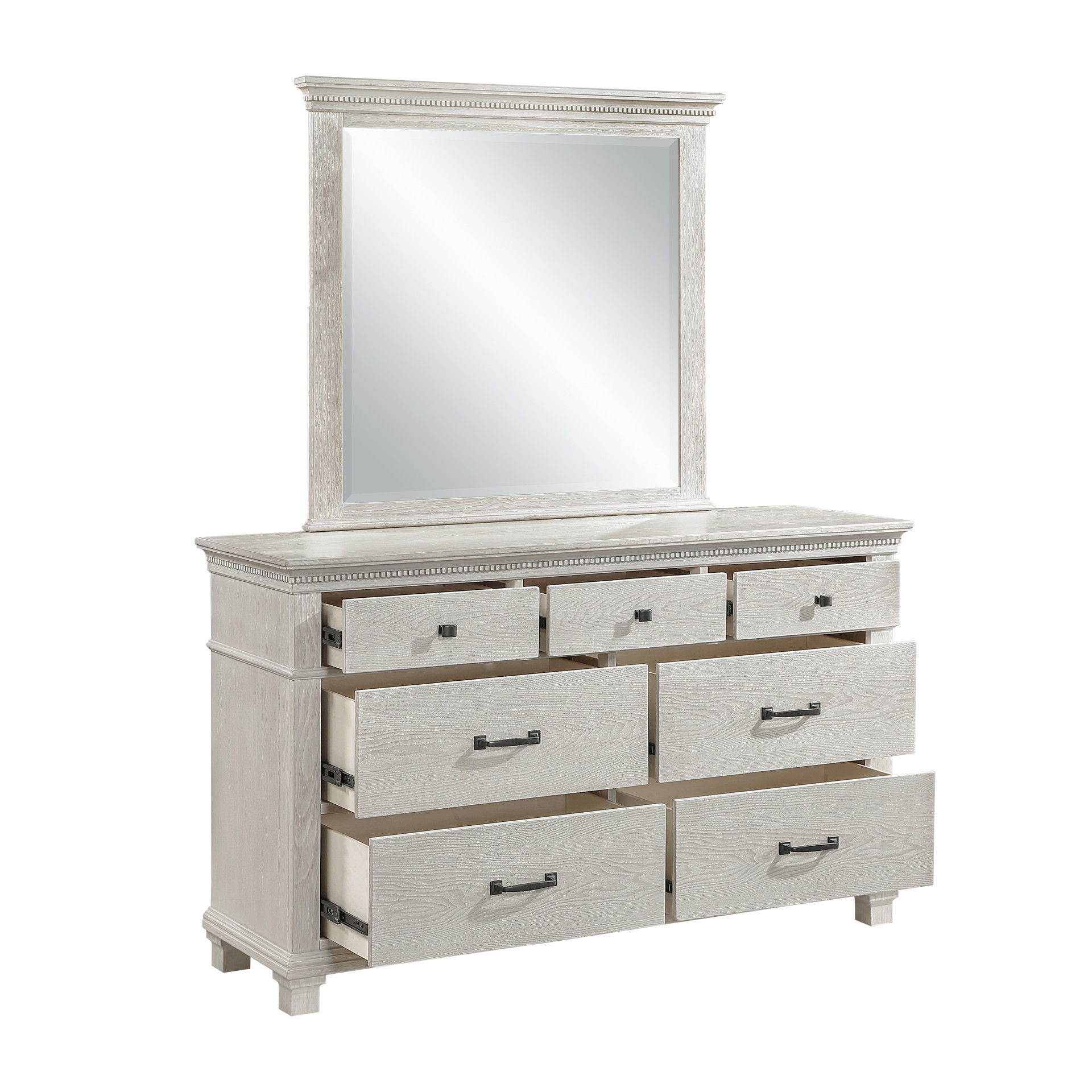 Silver Sands - Mirror - Gray