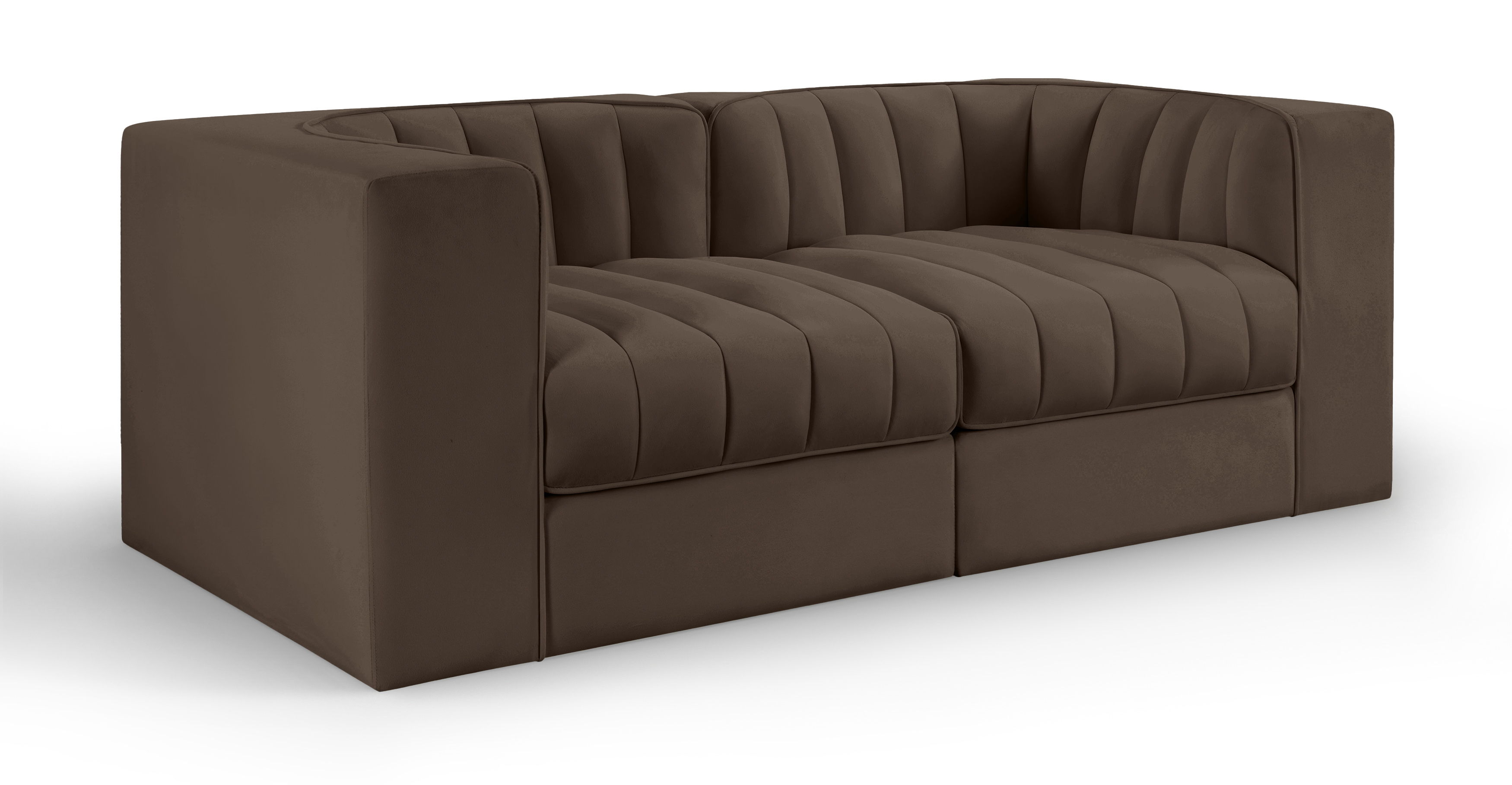 2 Pc · Modular Loveseat With Arms