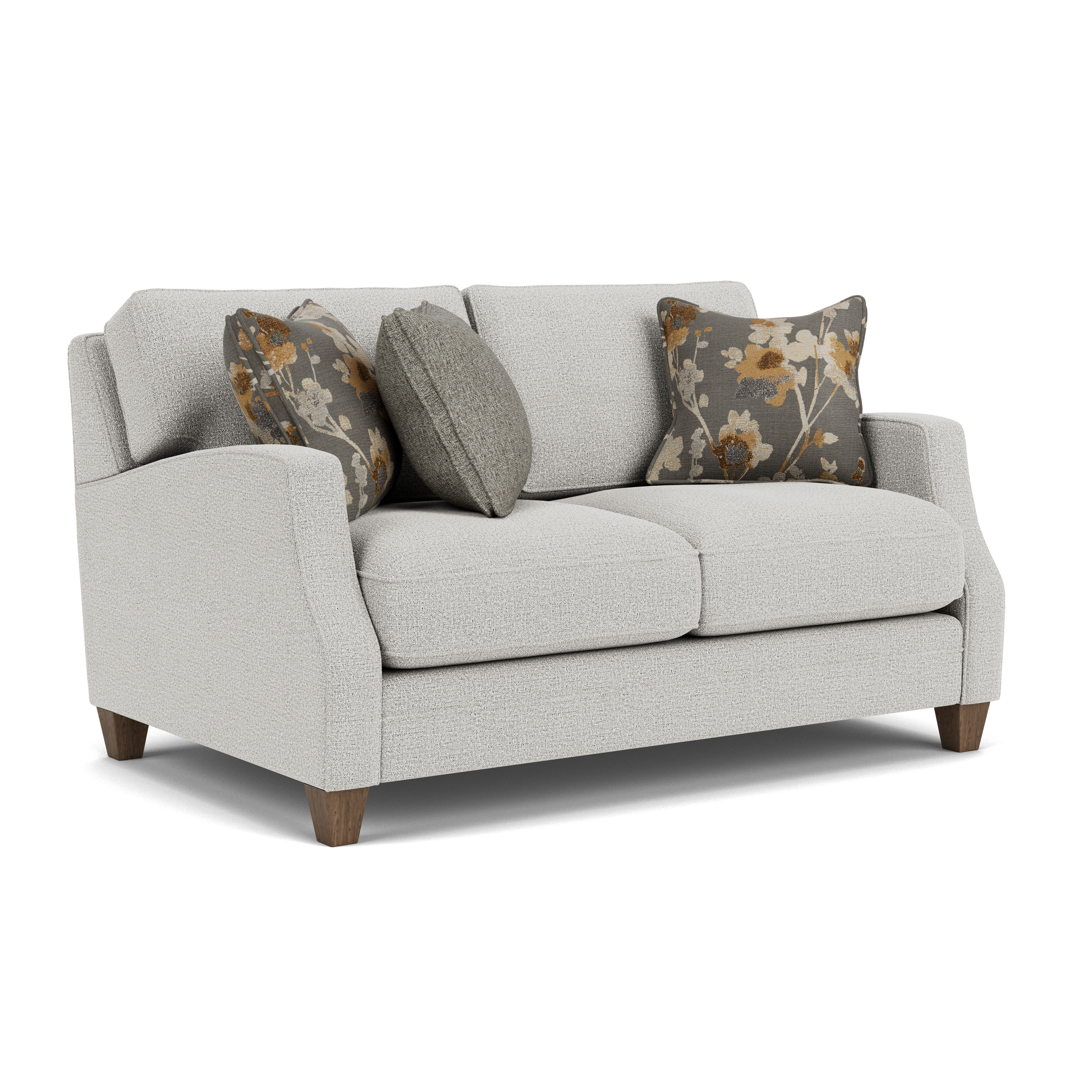 Lennox - Fabric Loveseat, light gray