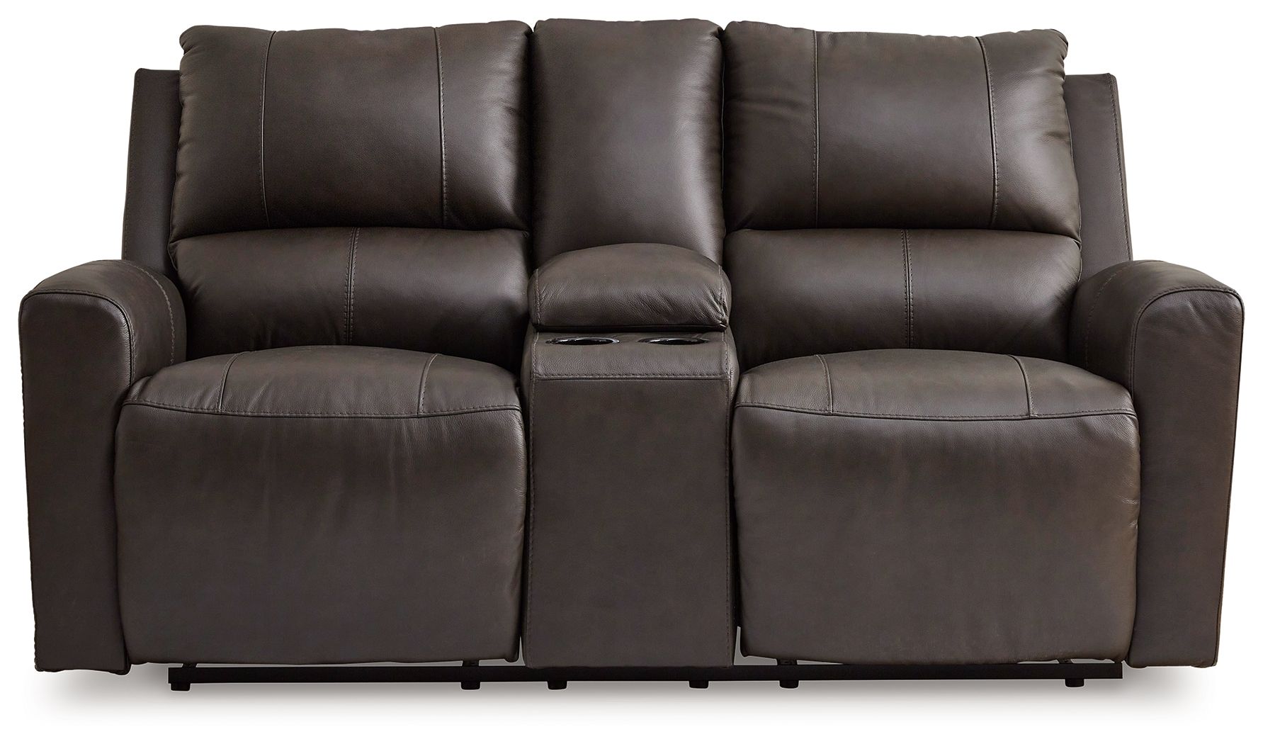 Ashley Furniture Boxmere - 2 Pc. - Power Reclining Sofa, Power Reclining Loveseat With Console - Storm - Image 9
