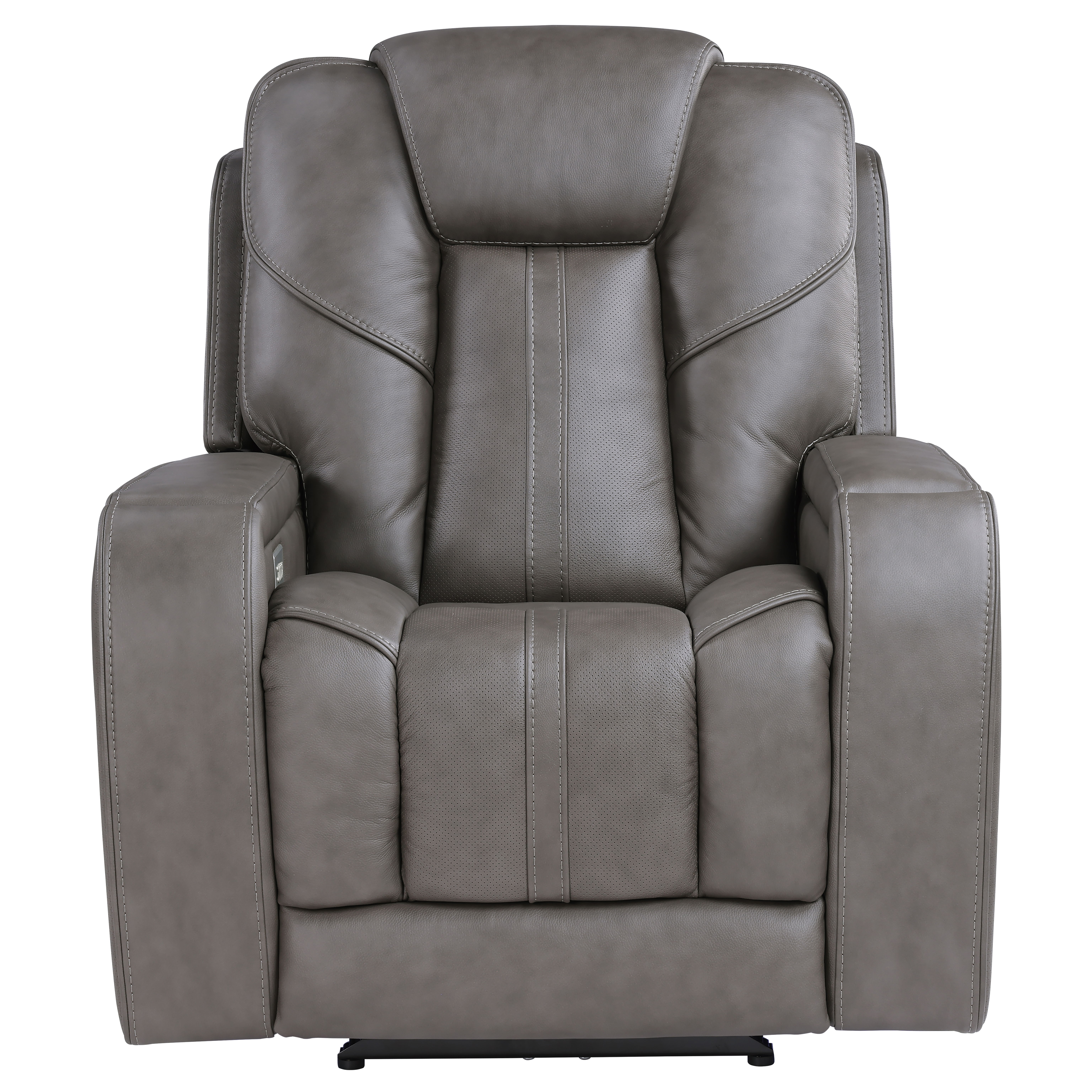 Triple Power Leather Theat Recliner