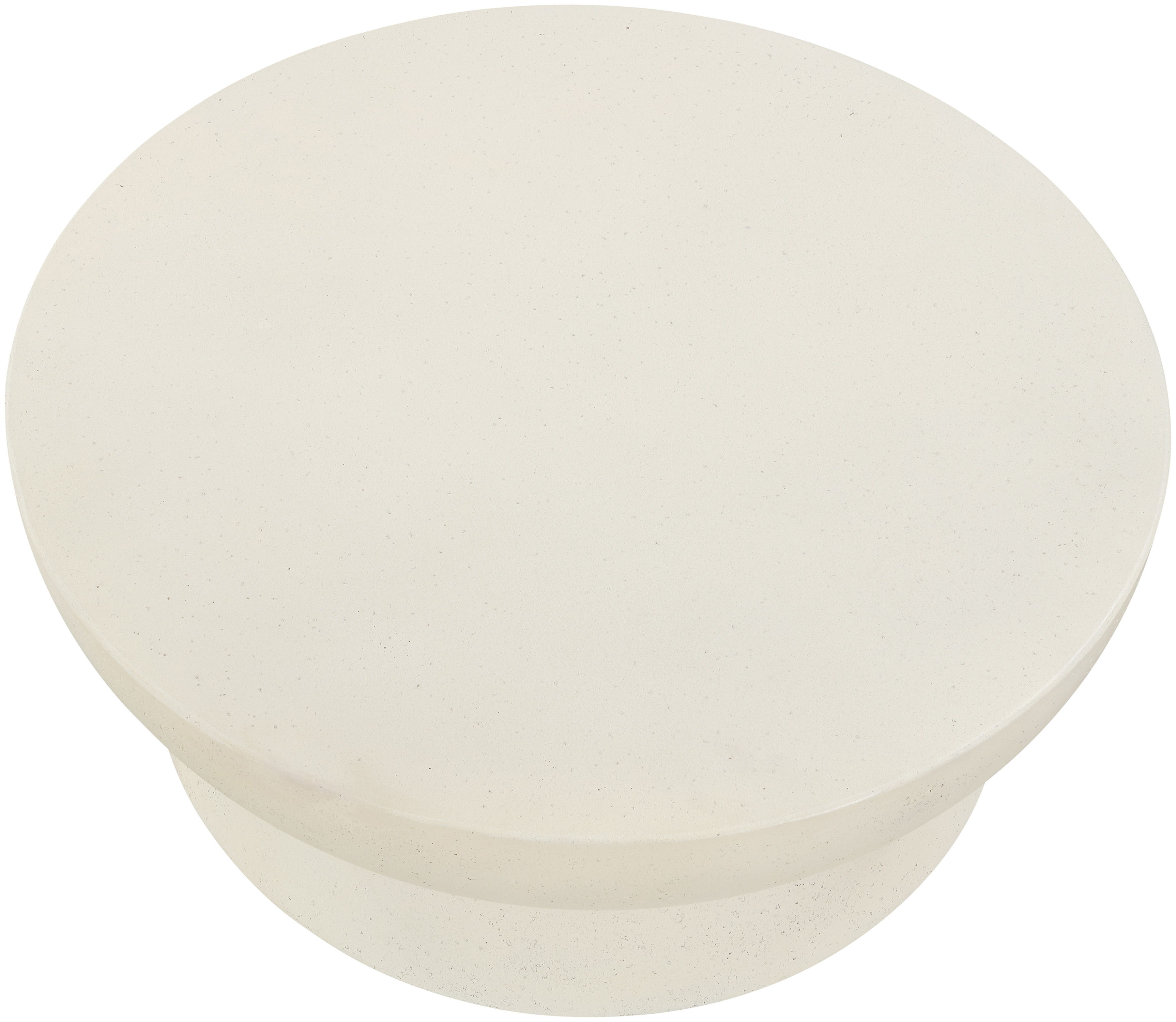 Avaya - Concrete And Fiberglass Indoor / Outdoor Coffee Table - Cream