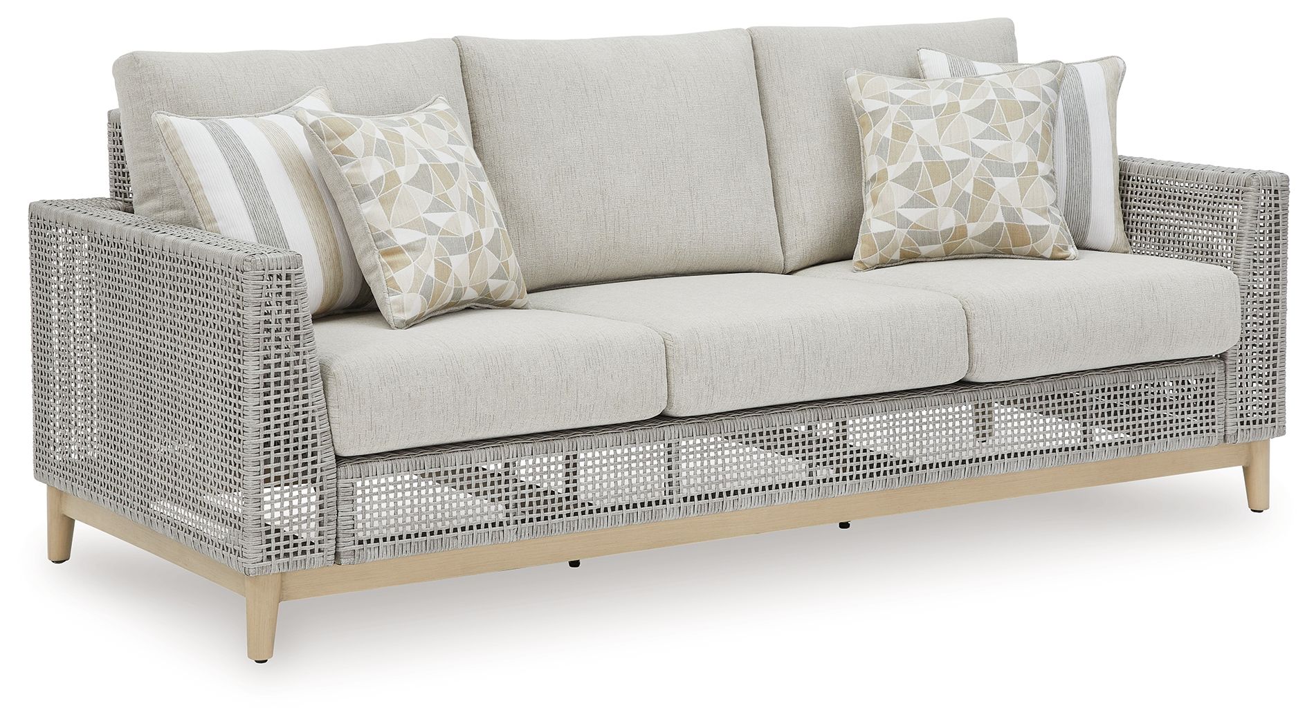 Ashley Seton Creek Sofa with Cushion - Gray