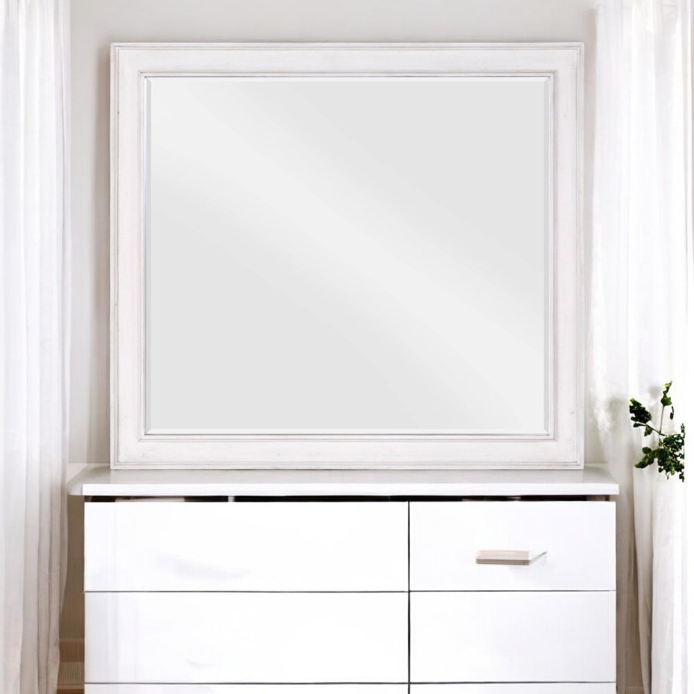 Katia - Mirror - Rustic Gray & Weathered White, white, view 7
