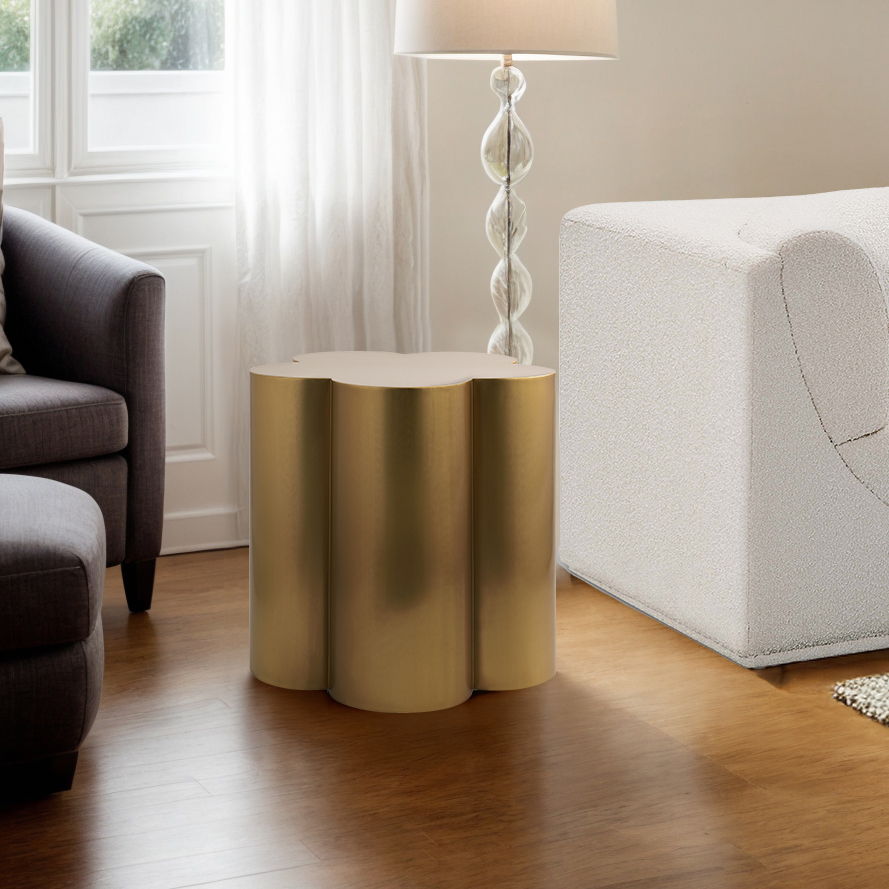 Lucky - Iron End Table - Gold