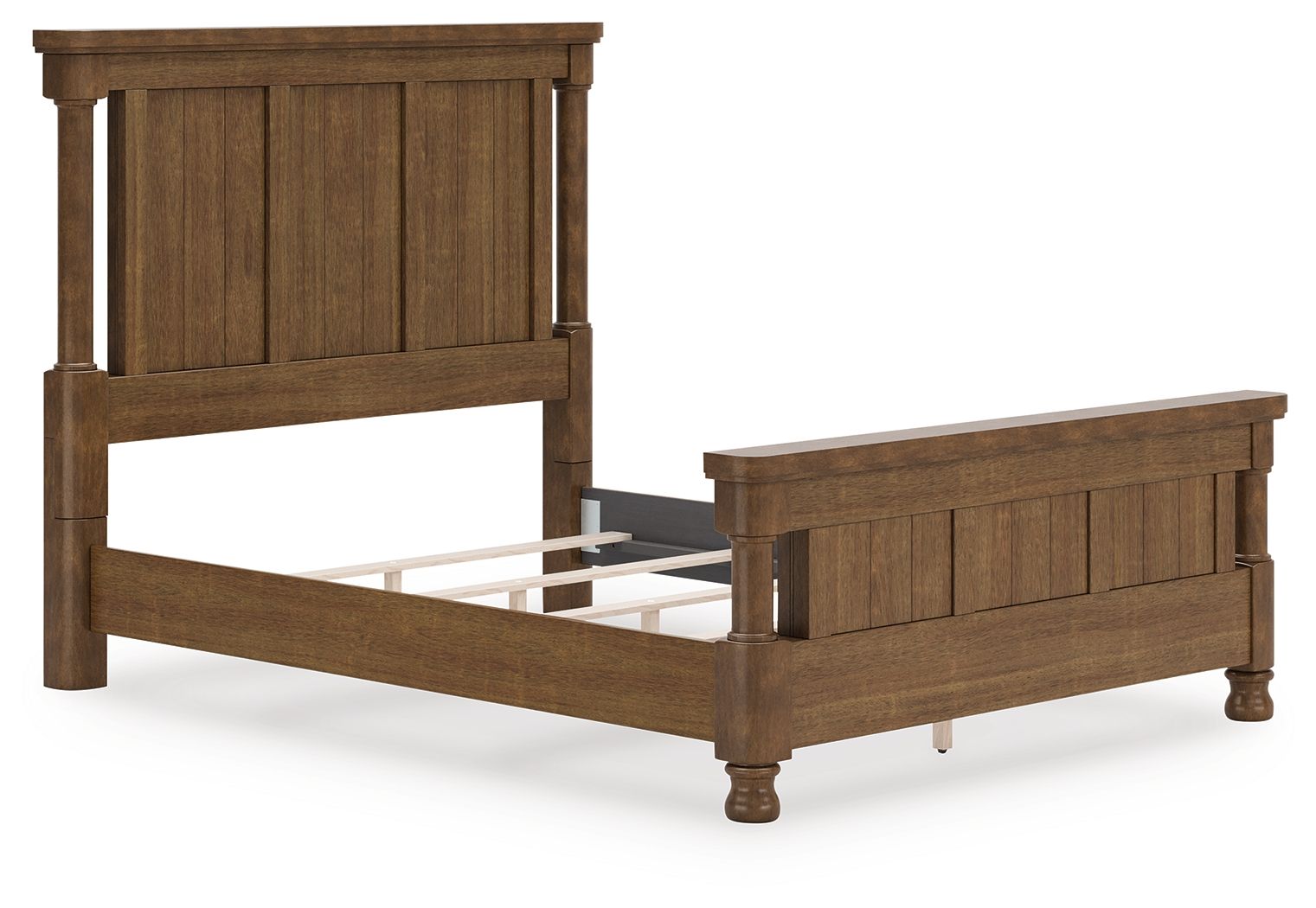 Rowlenstown - Queen Poster Bed - Brown