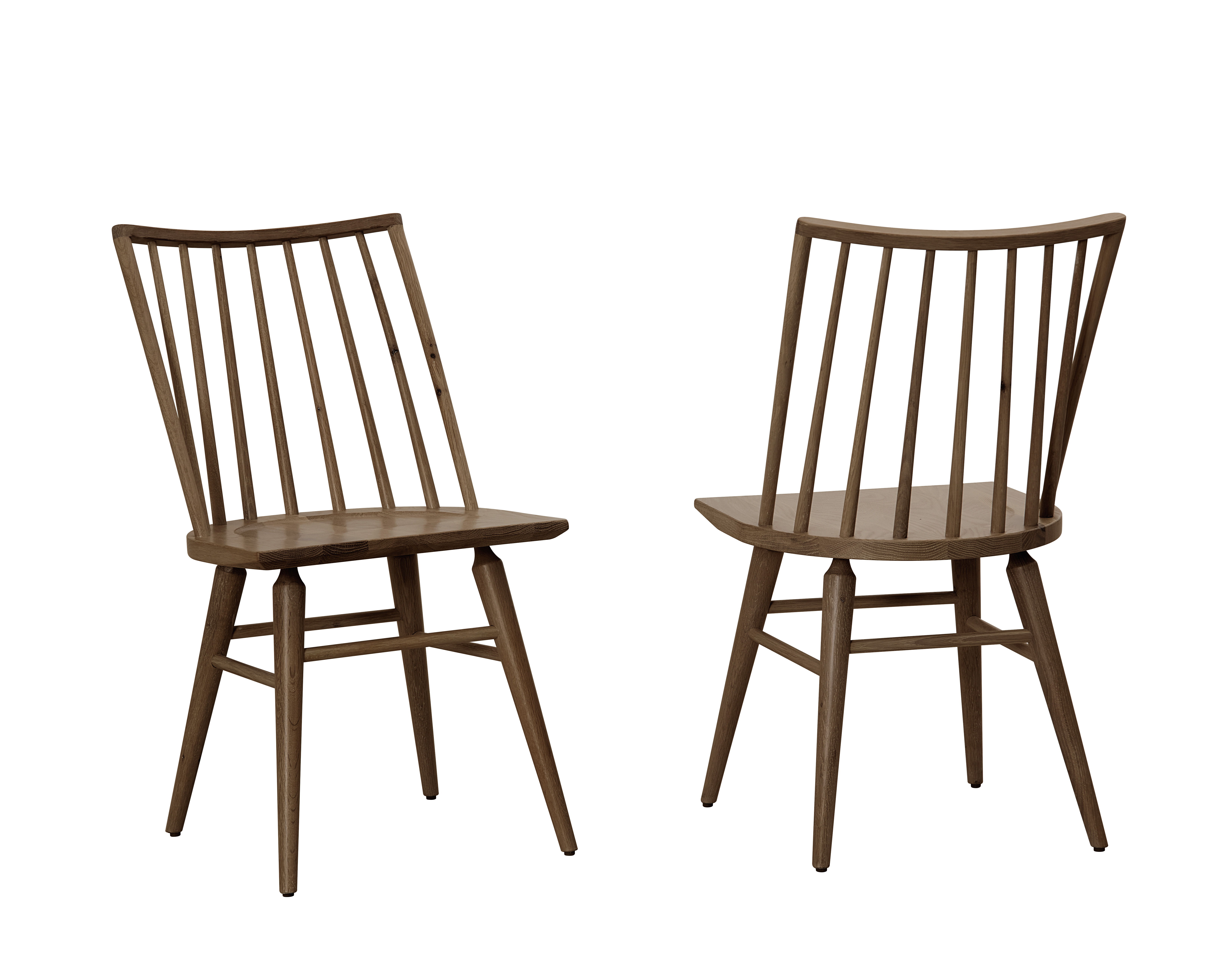 Vaughan-Bassett Dovetail - Spindle Solid American Oak Side Chair - Natural