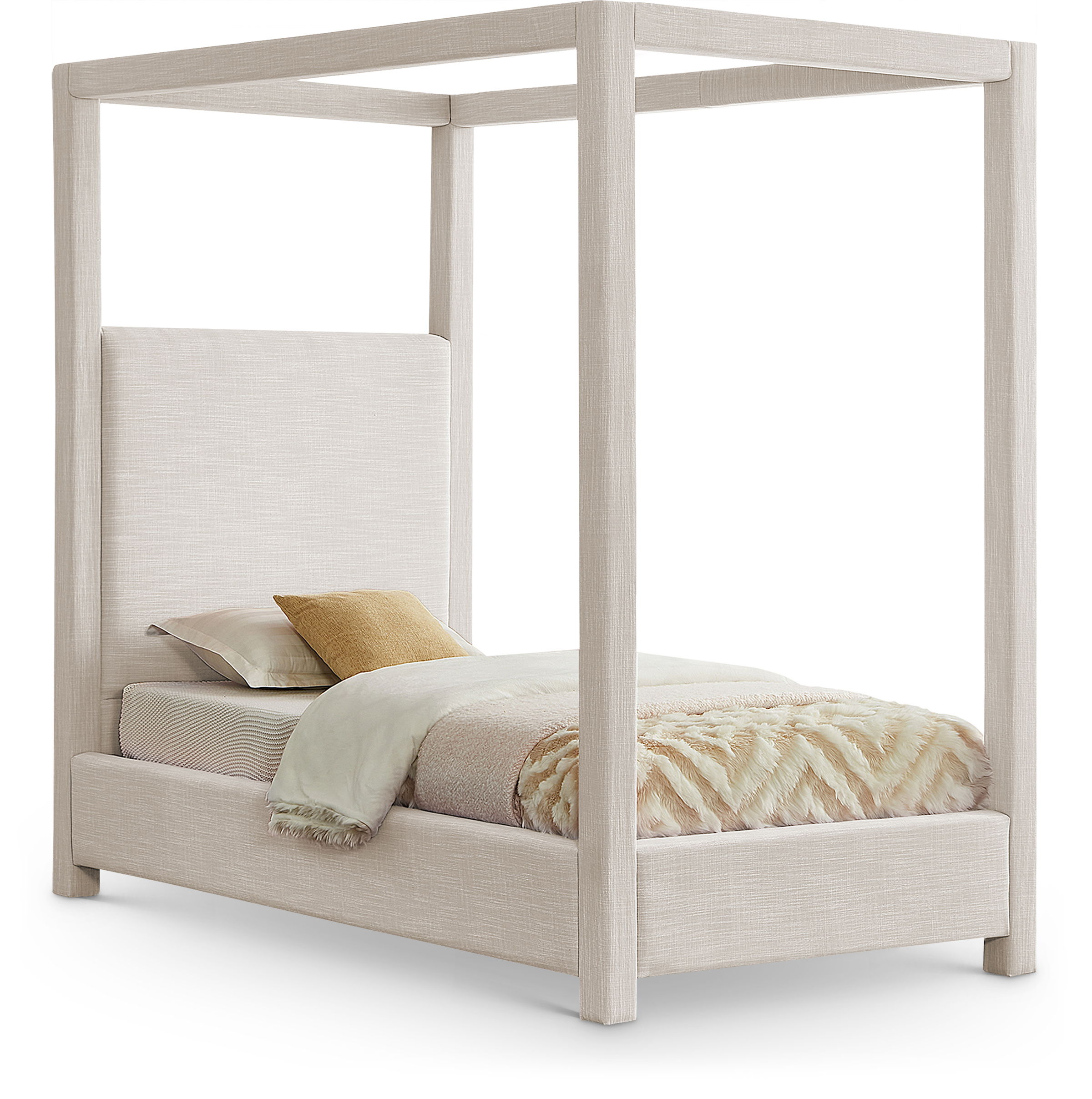 Emerson - Twin Bed - Cream