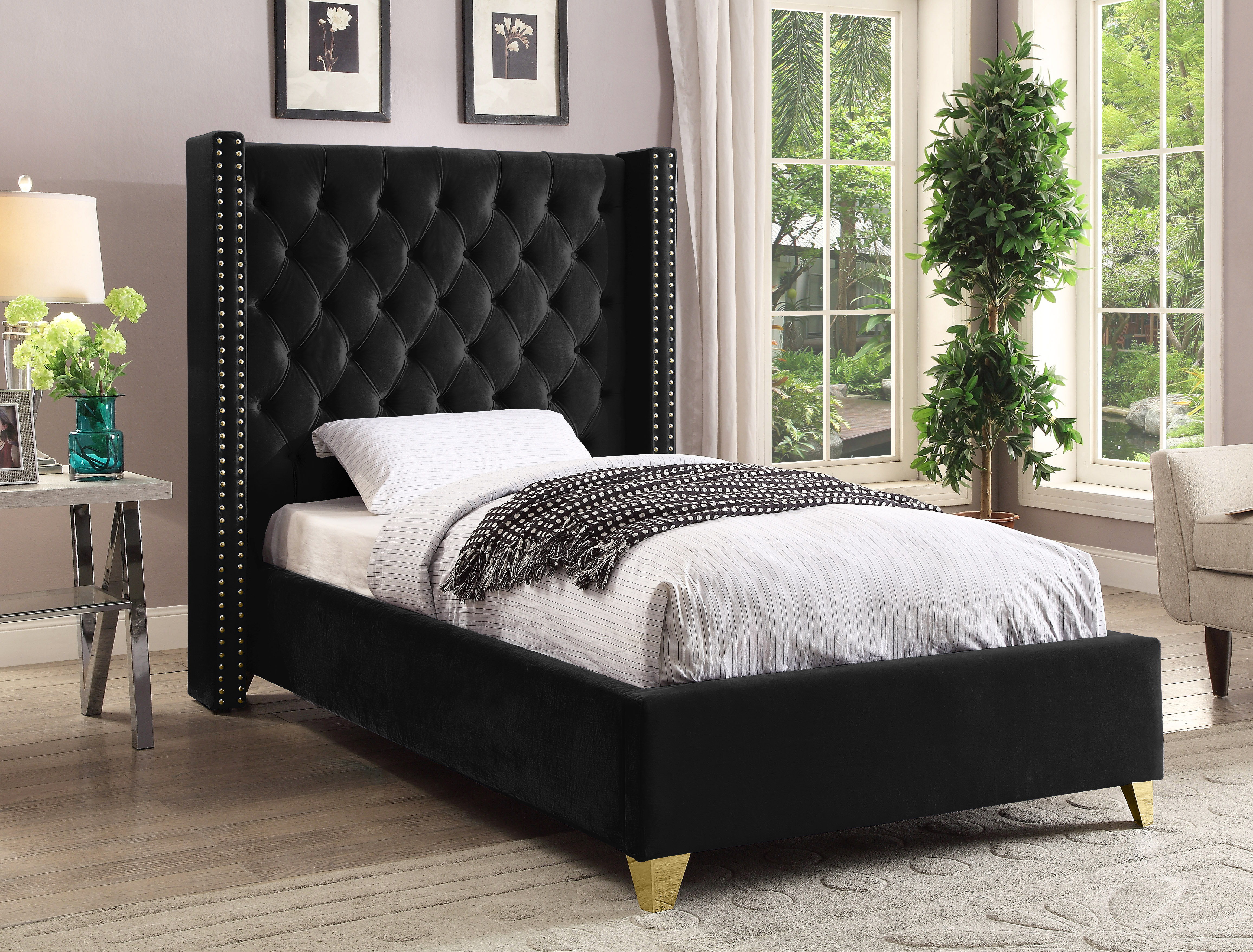Barolo - Twin Bed - Black