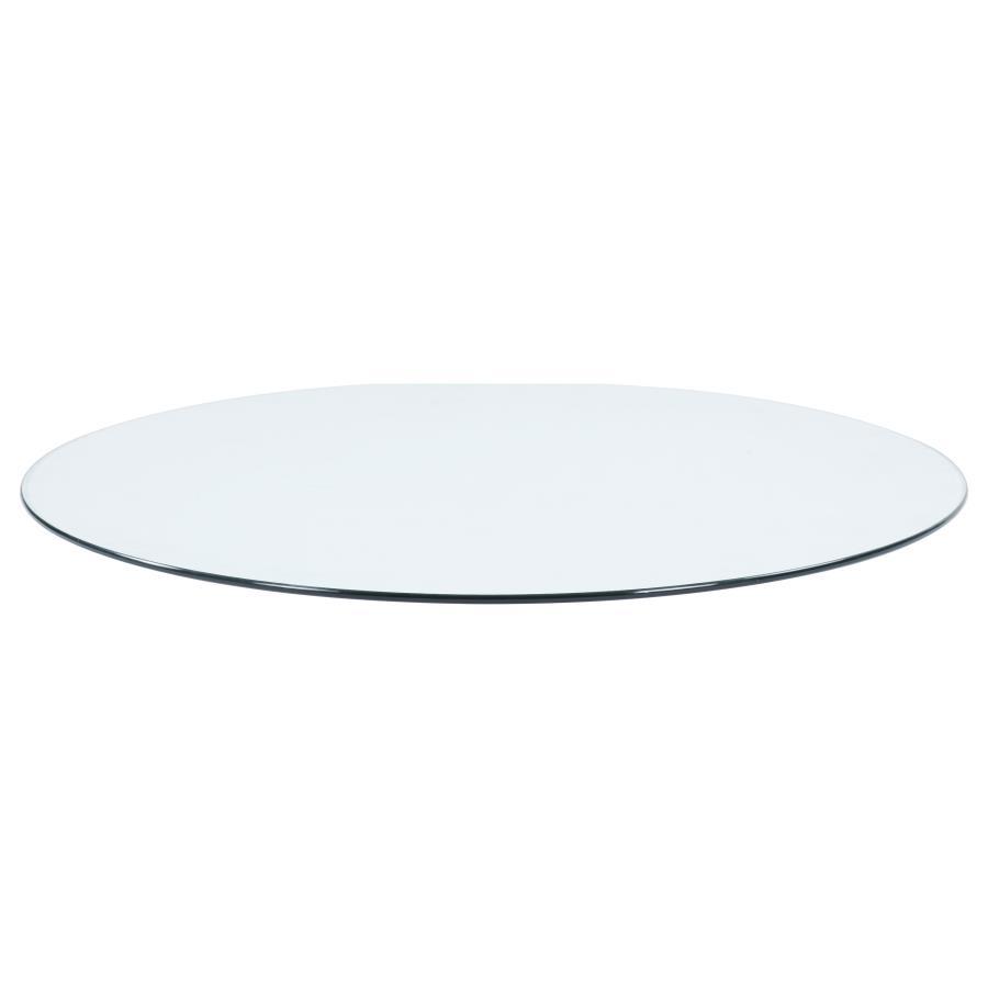 54\" 10mm Round Glass Table Top - Clear