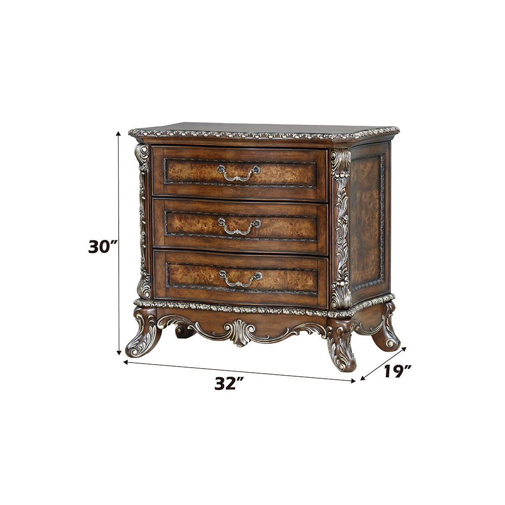 Devany - Nightstand - Cherry, dark brown, view 8