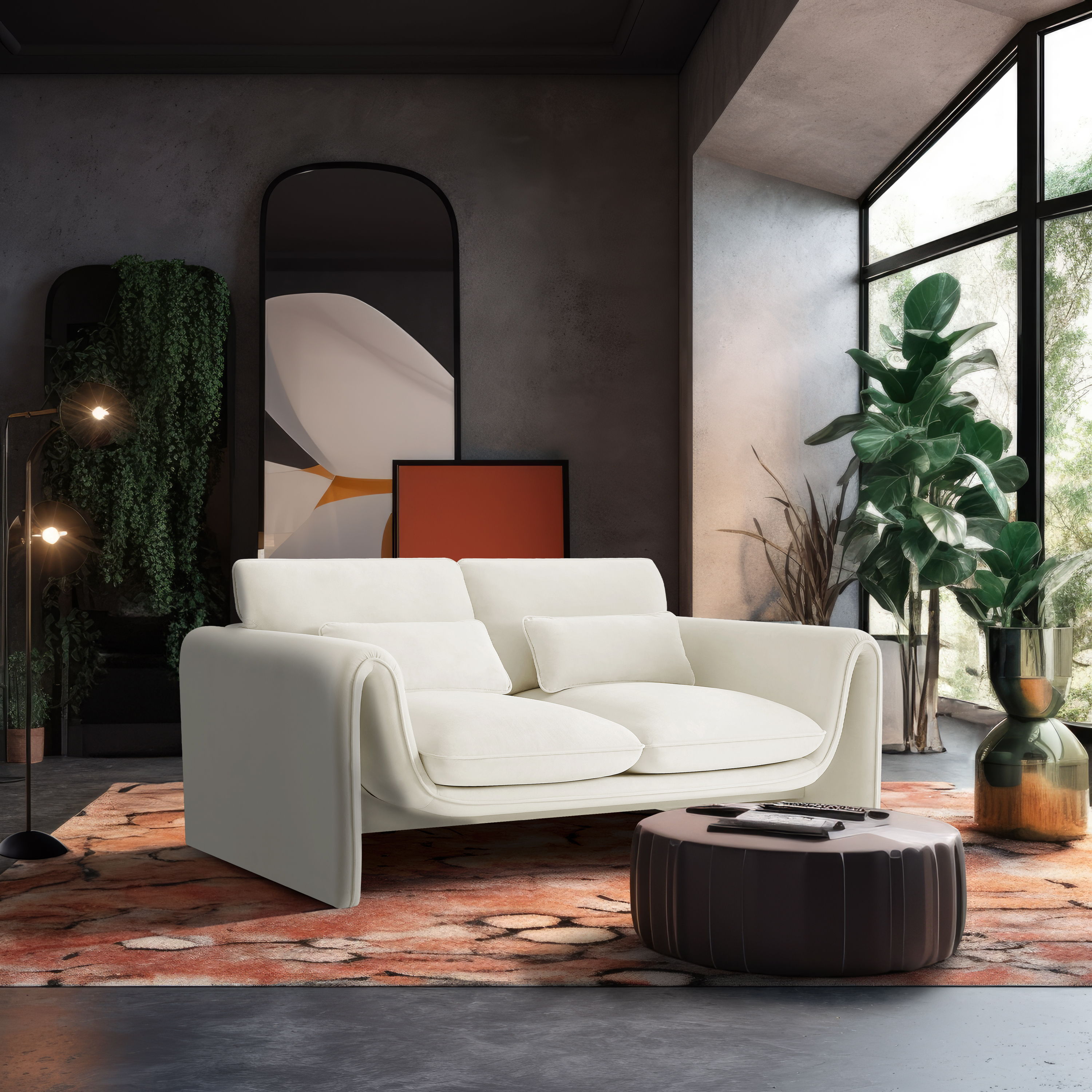 Sloan - Loveseat - Cream
