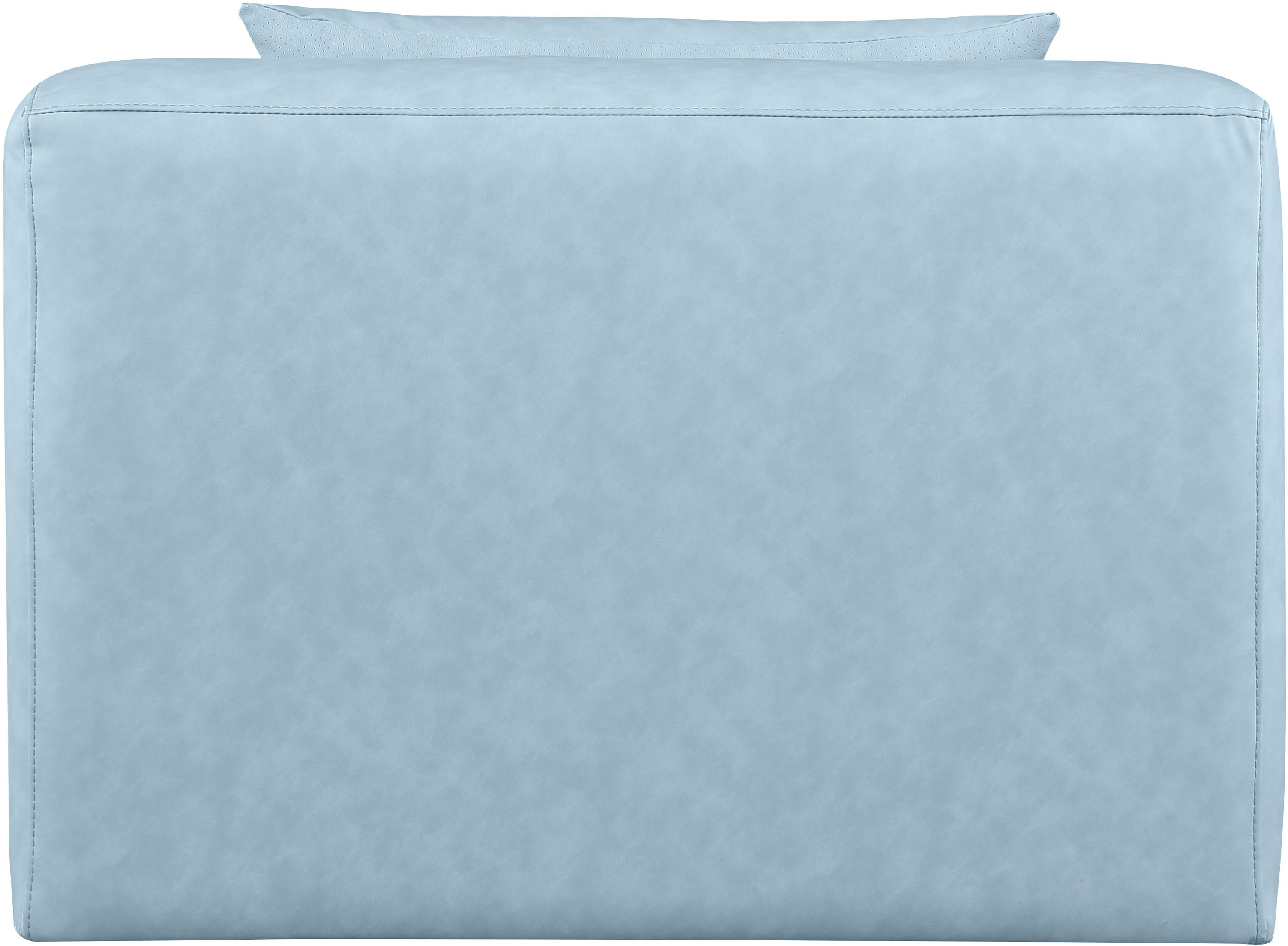 Cube - Armless Chair - Light Blue