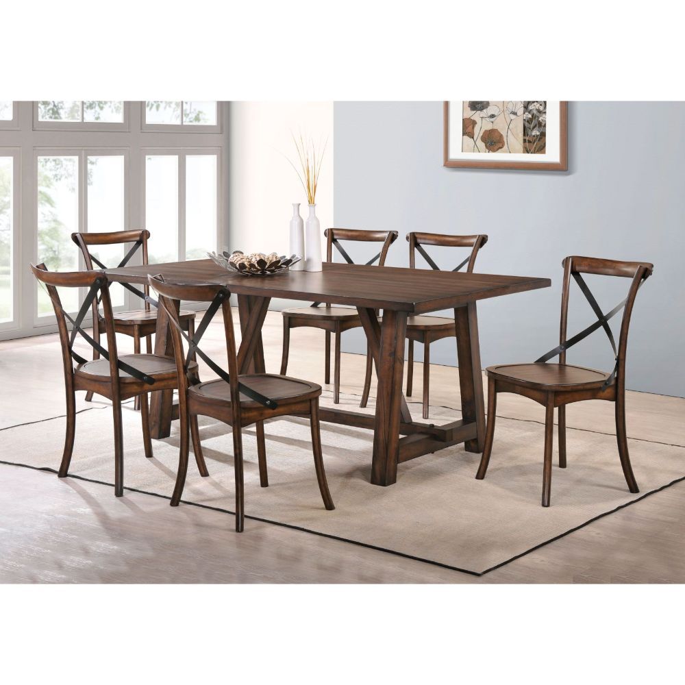 Kaelyn - Dining Table - Dark Oak, dark brown, view 5