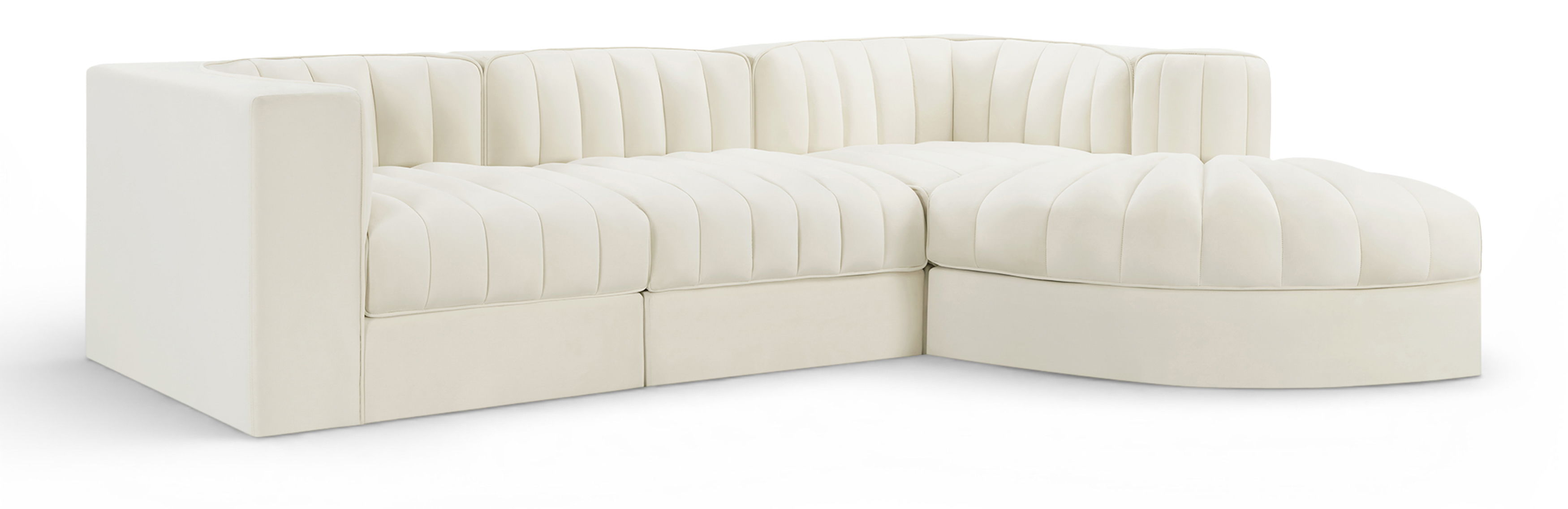 4 Pc · Modular Sectional, With Reverse Corner Chair