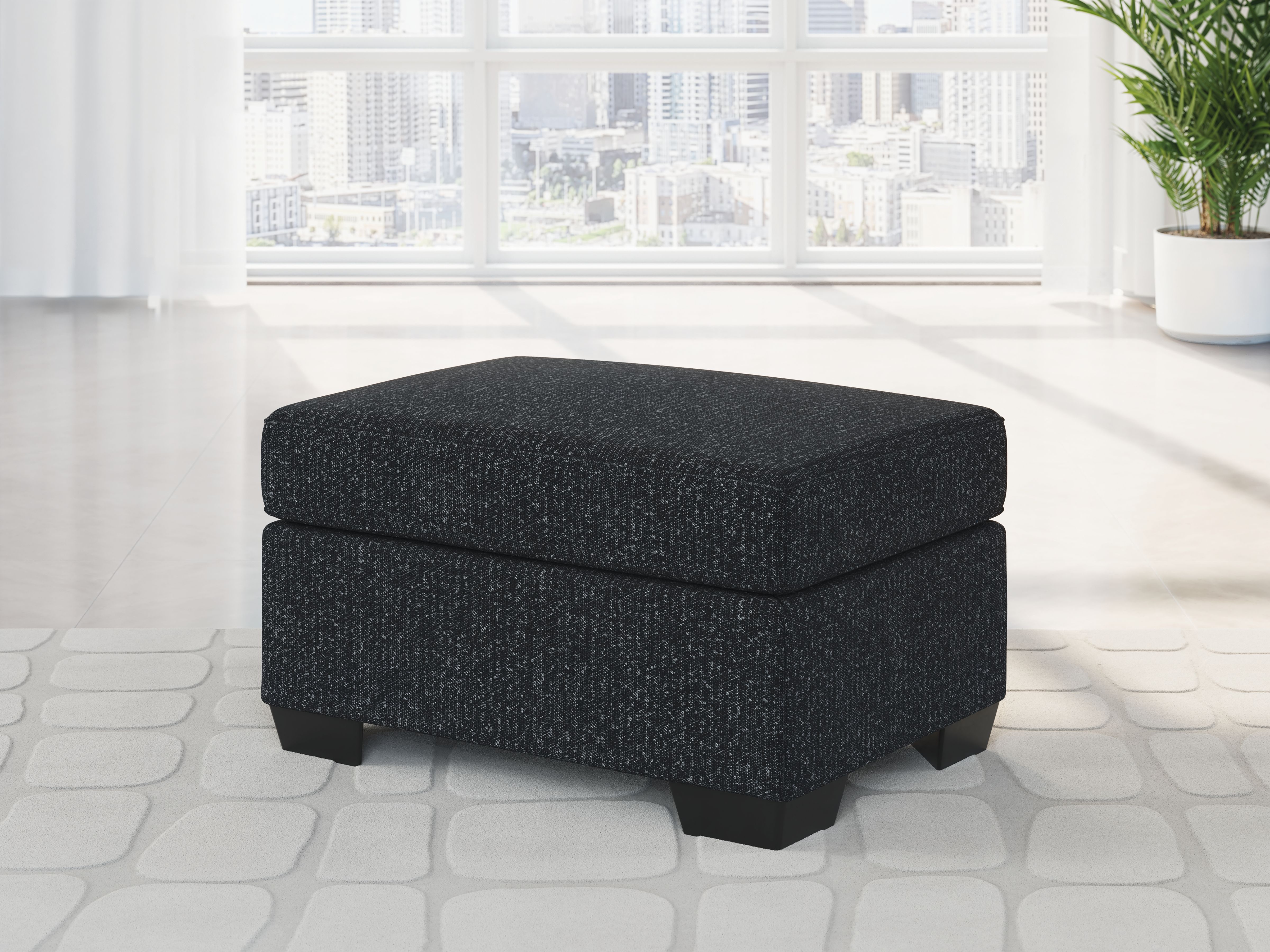 Ashley Furniture Jasmine Peaks - 2 Pc. - Chair, Ottoman - Coal - Image 5