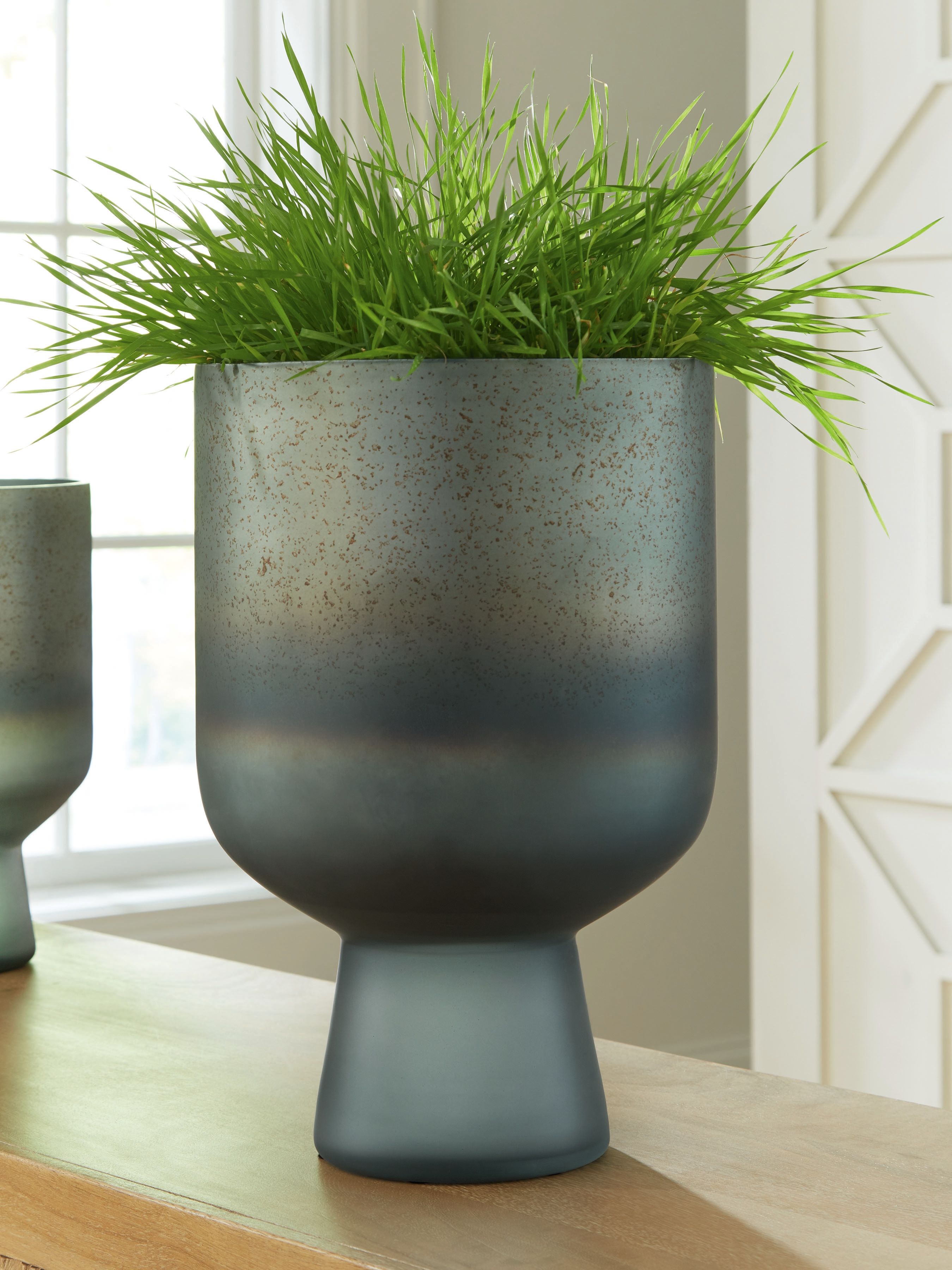 Pennmore - Vase - 15' - Antique Blue