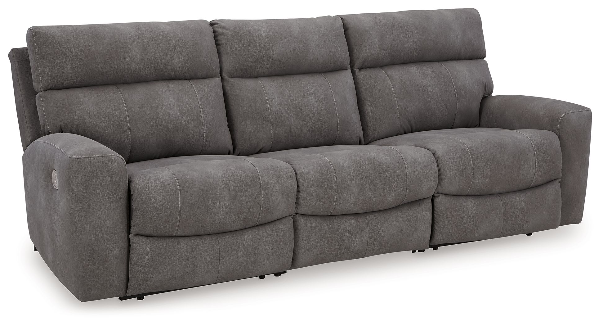 Ashley Next-Gen Durapella - Slate - 3-Piece Power Reclining Sectional Sofa