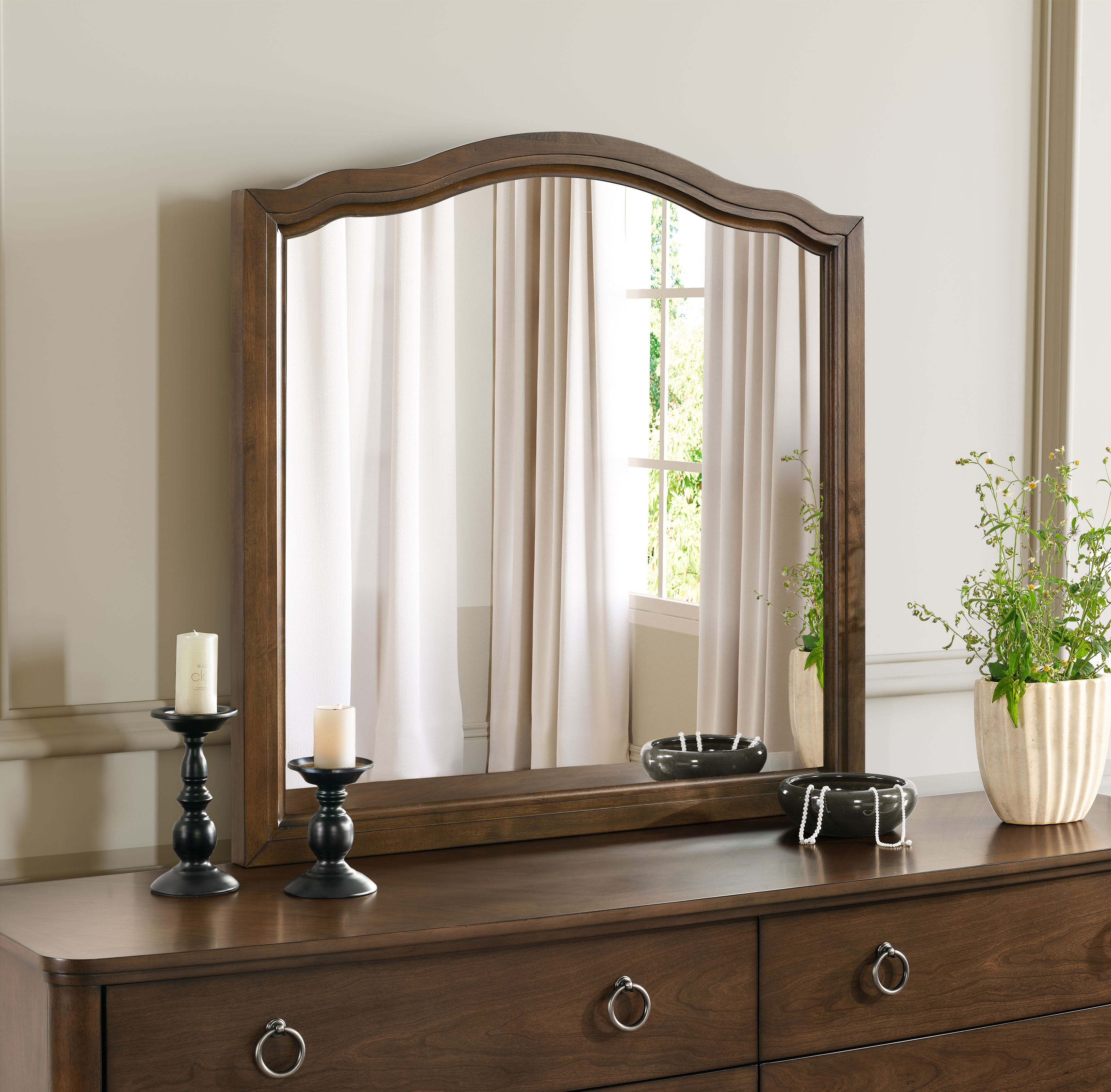 Bellevue - Mirror - Whiskey Brown, dark brown, view 5