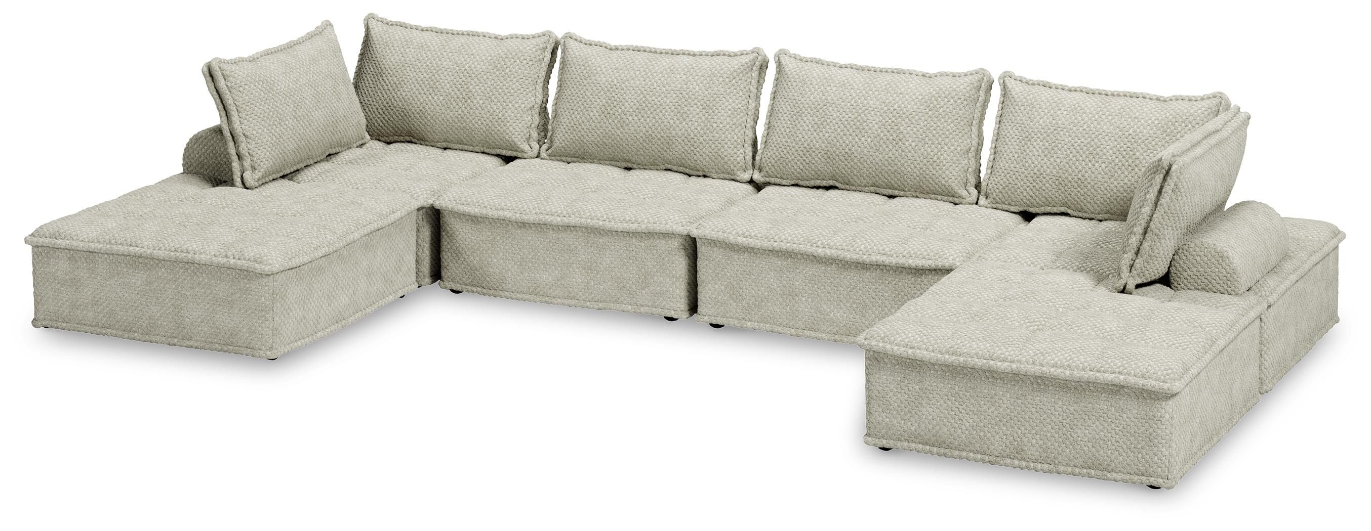 Ashley Furniture Bales - 6-Piece Modular Seating - Taupe - Image 9
