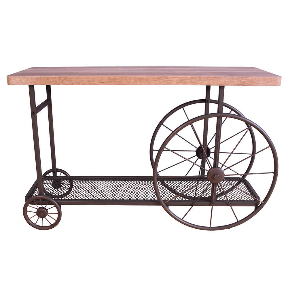Francie - Sofa Table - Oak & Antique Gray, light brown, view 5