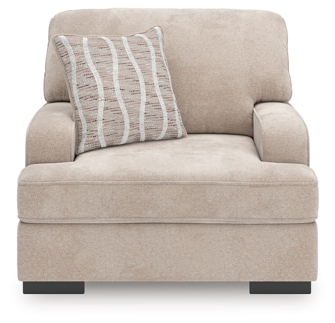 Ashley Furniture High Profile - Chair and a Half - Taupe - Image 3