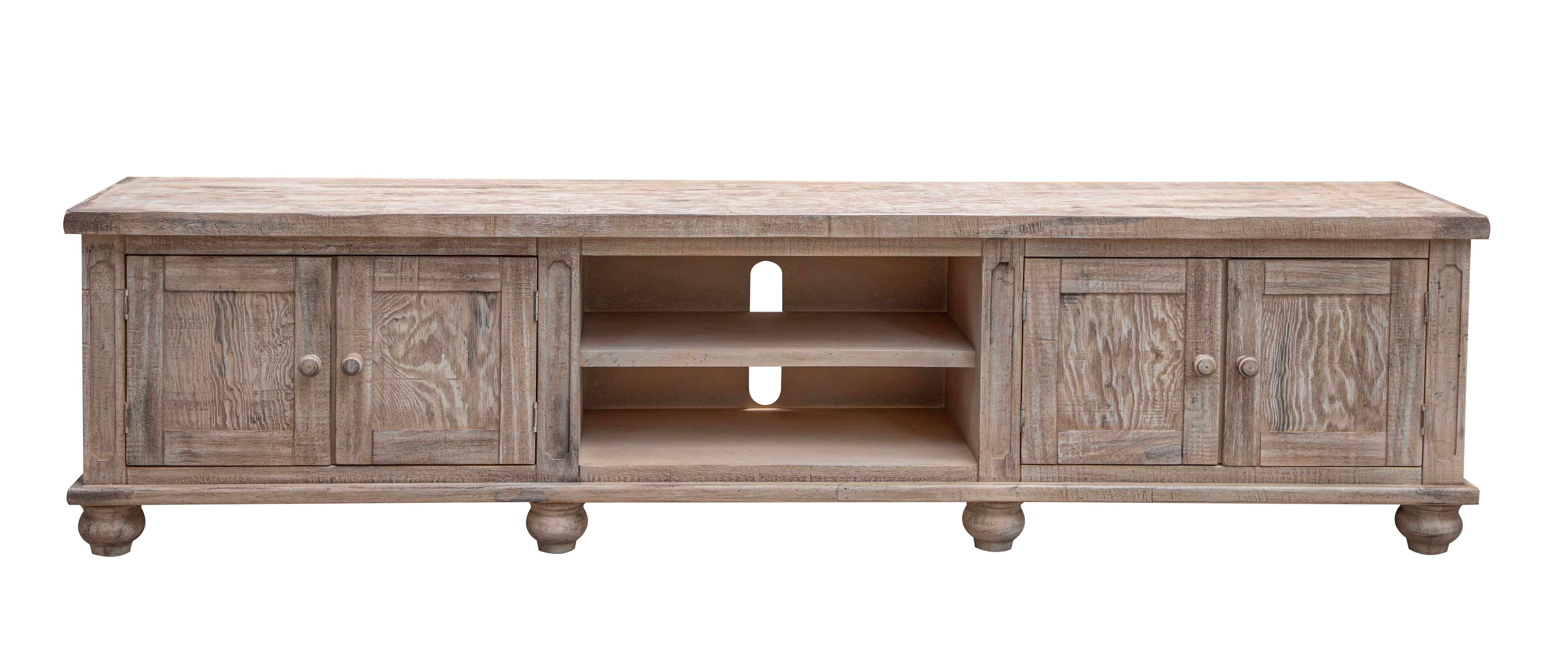 International Furniture Direct Aruba - TV Stand - Light Brown