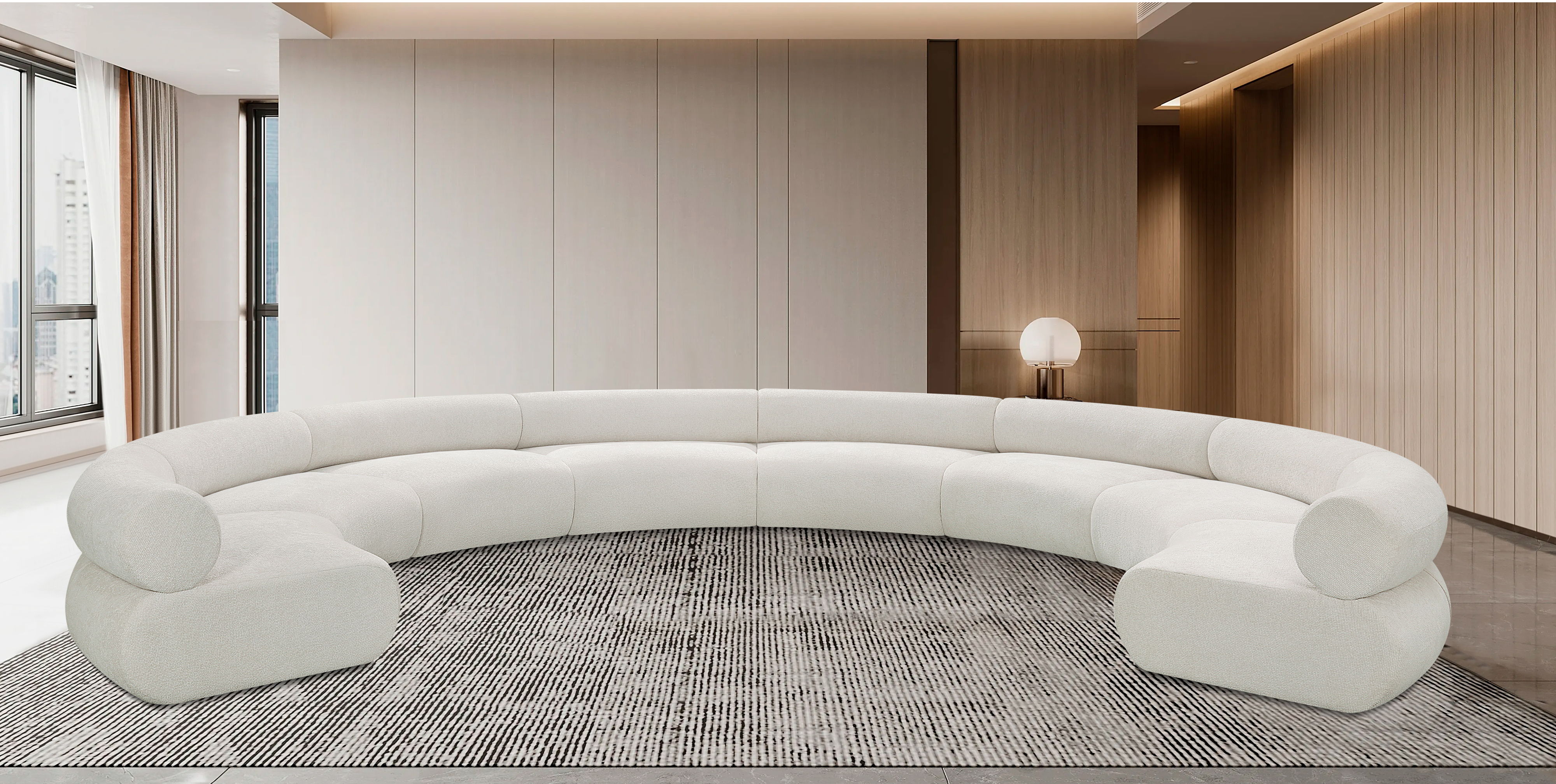 Bale - 8 Piece Modular Sofa - Cream
