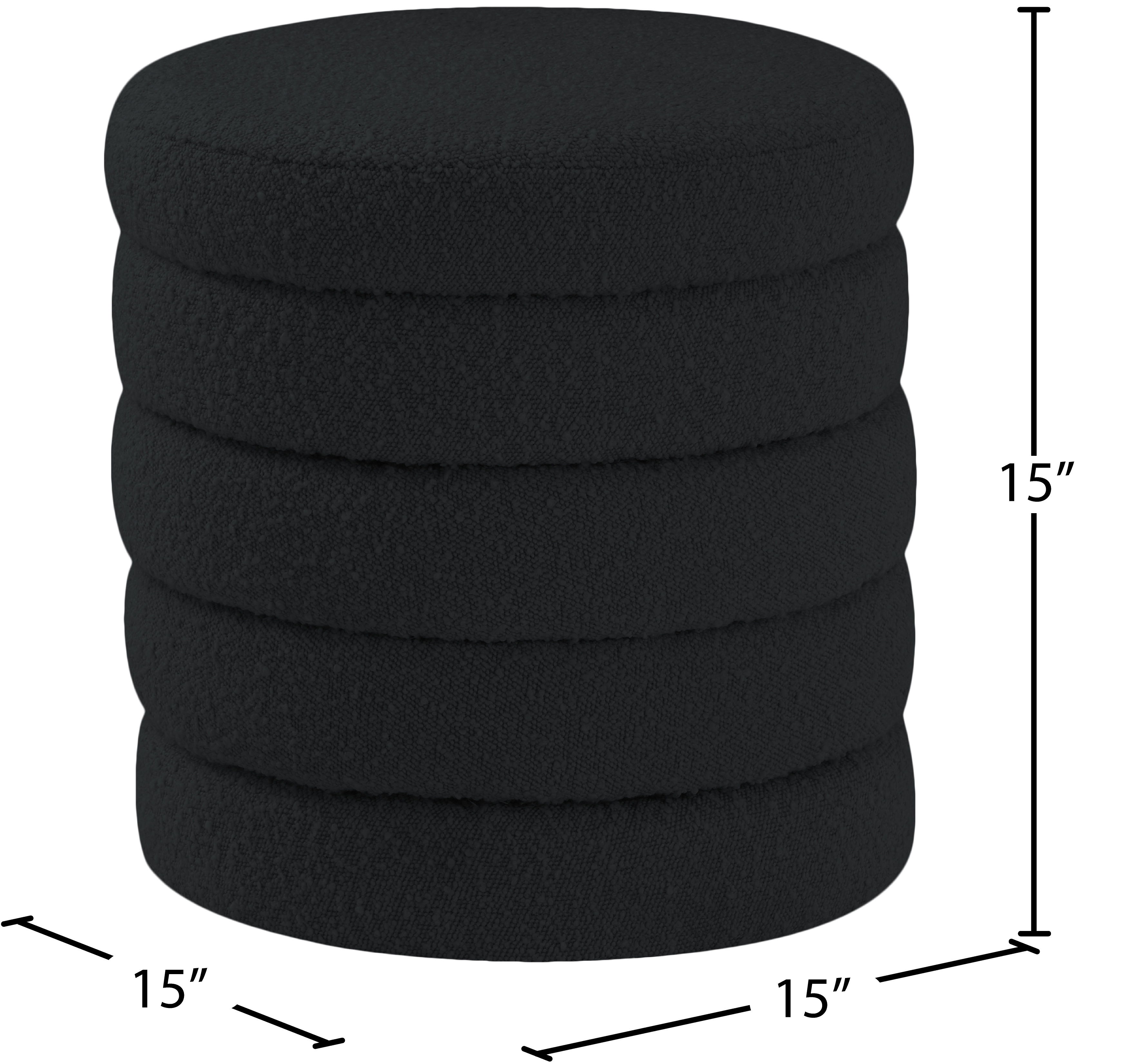 Aphia - Ottoman / Stool - Black