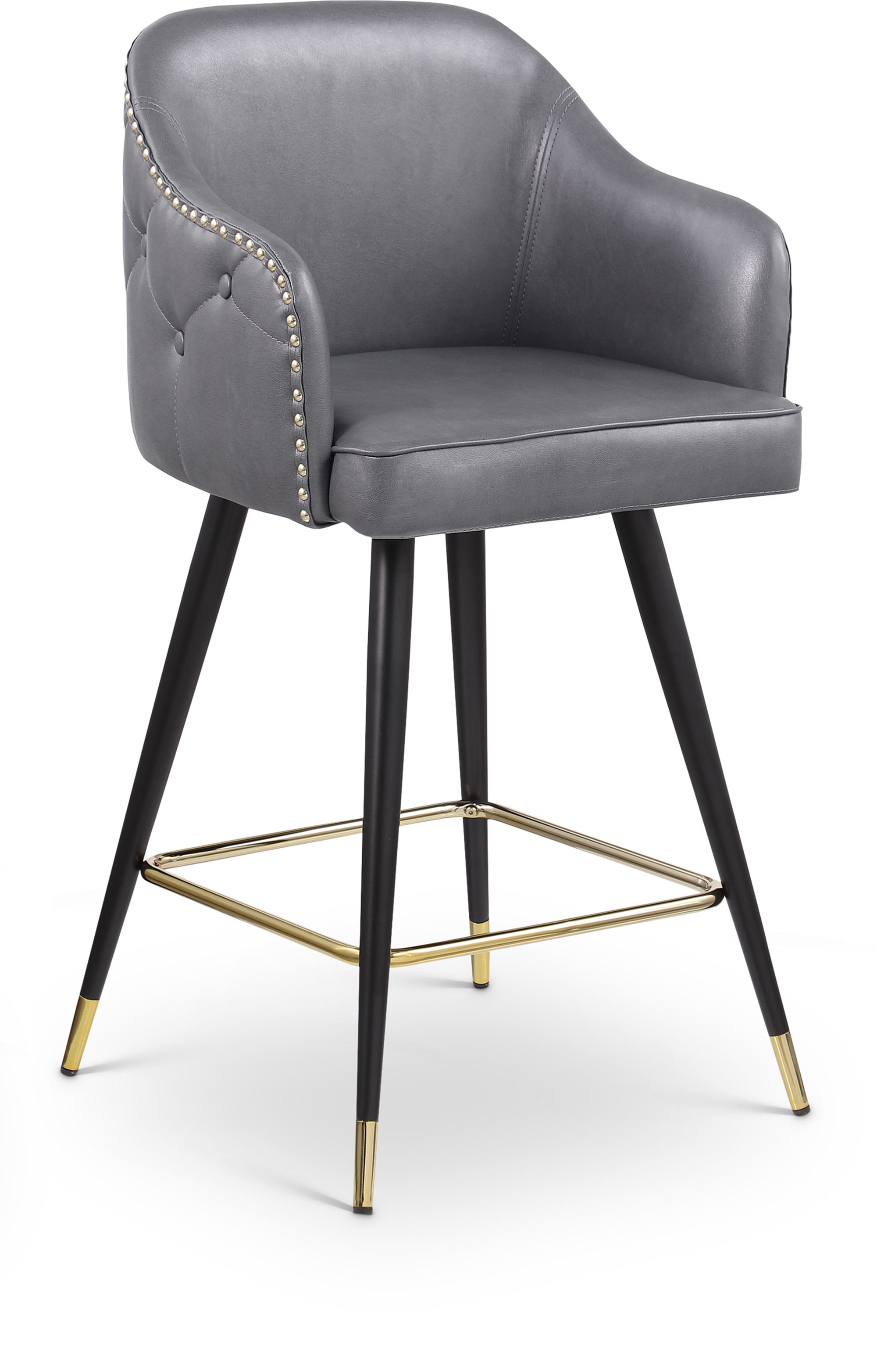 Barbosa - Counter Bar Stool (Set of 2) - Gray