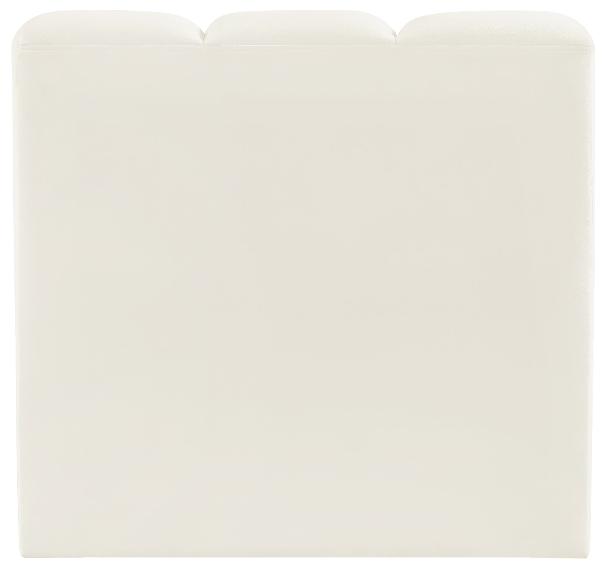 Arc - Velvet Straight Chair - Cream