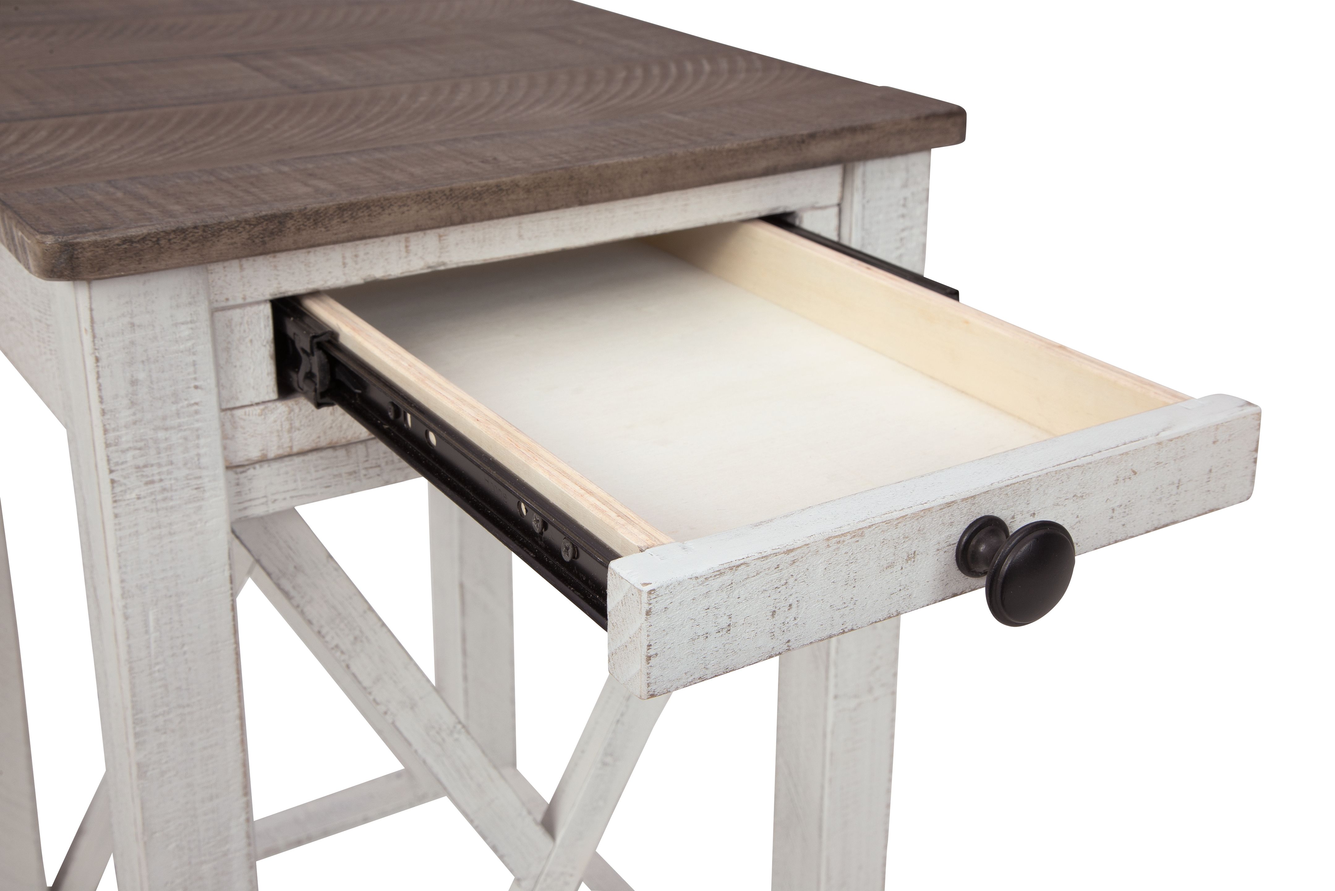 Ashley Furniture Adalane - Accent Table - White / Gray - Image 6