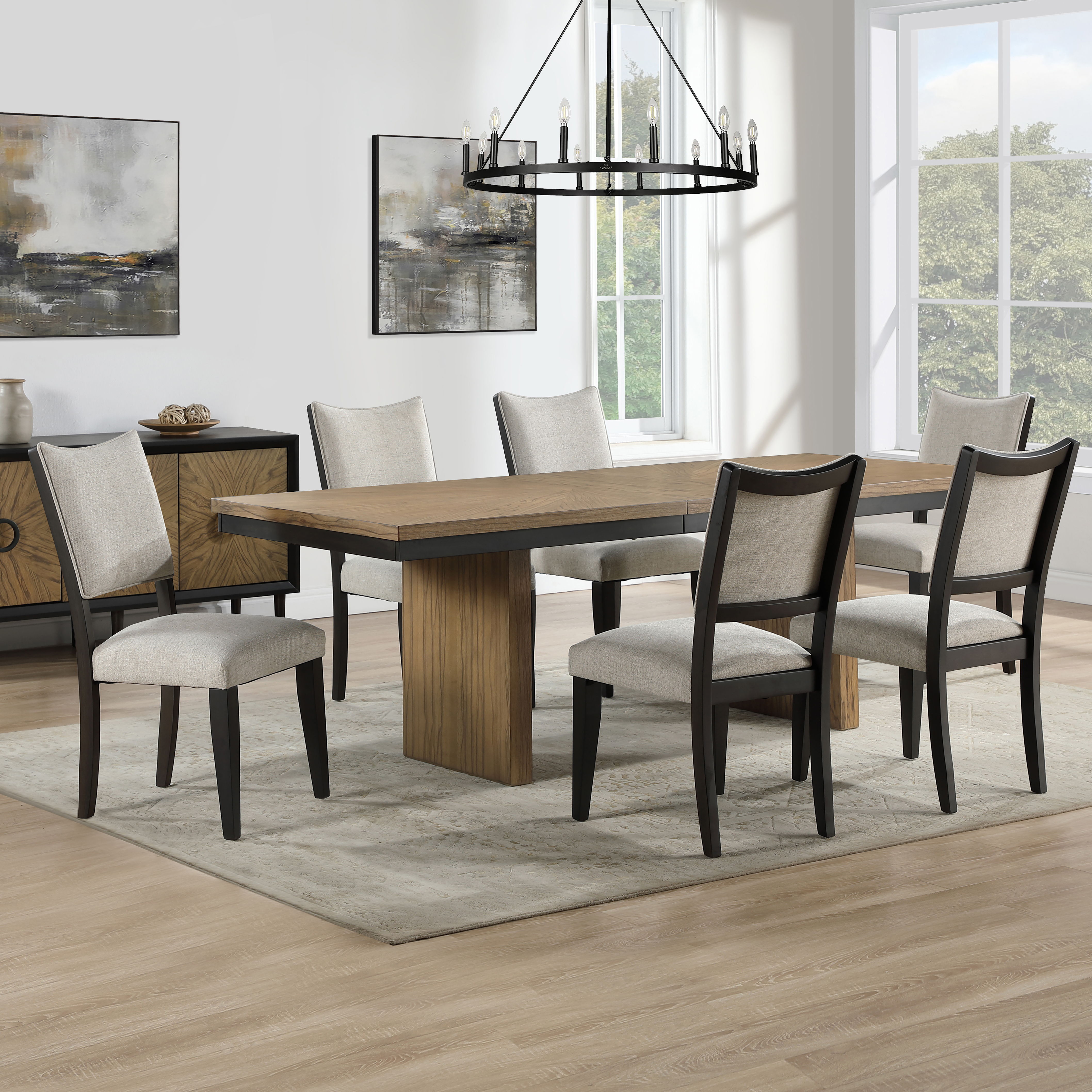 7 Pc · Table Dining Set
