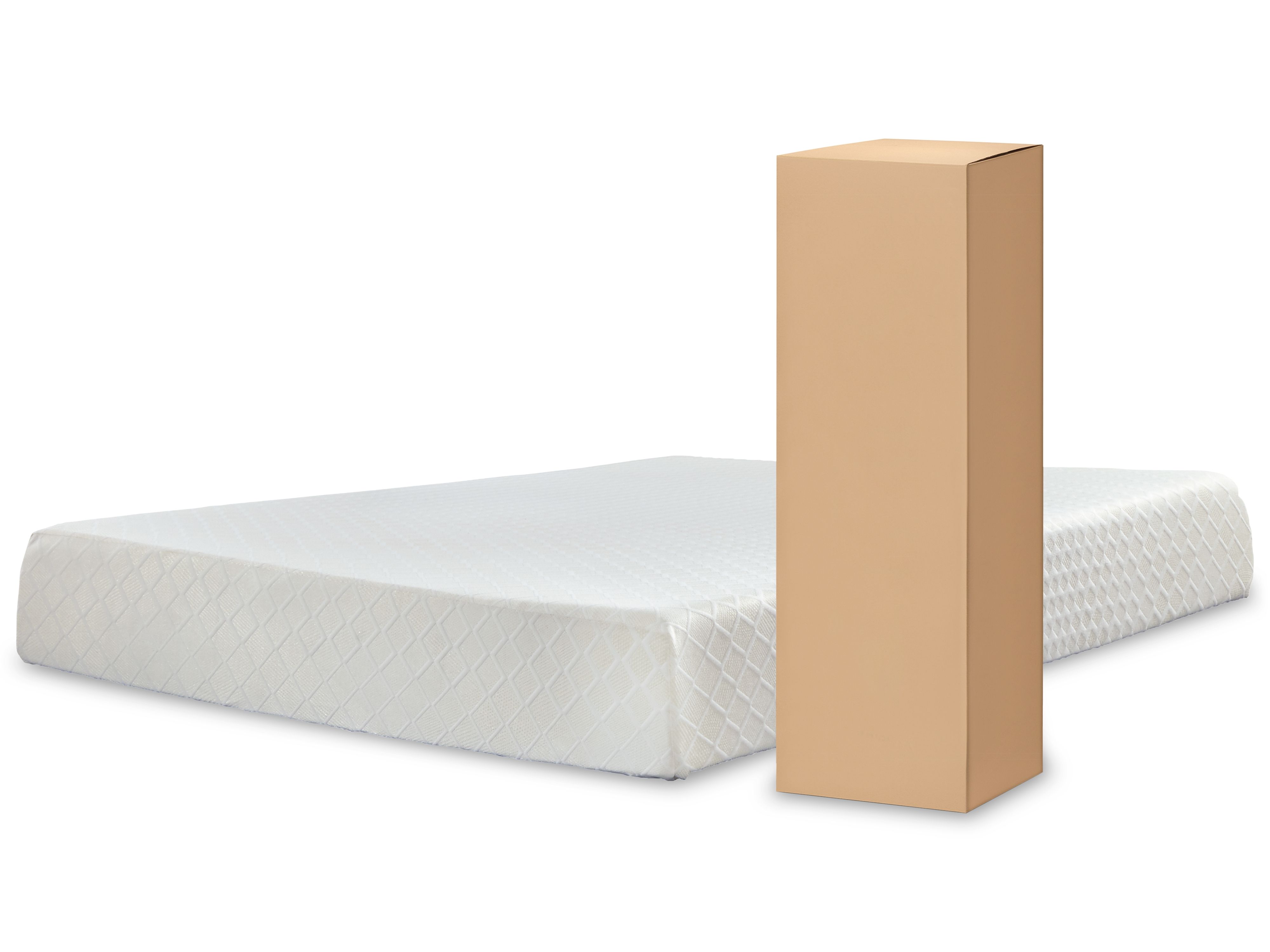 10 Inch Chime Memory Foam - California King Mattress - Inner Spring - White