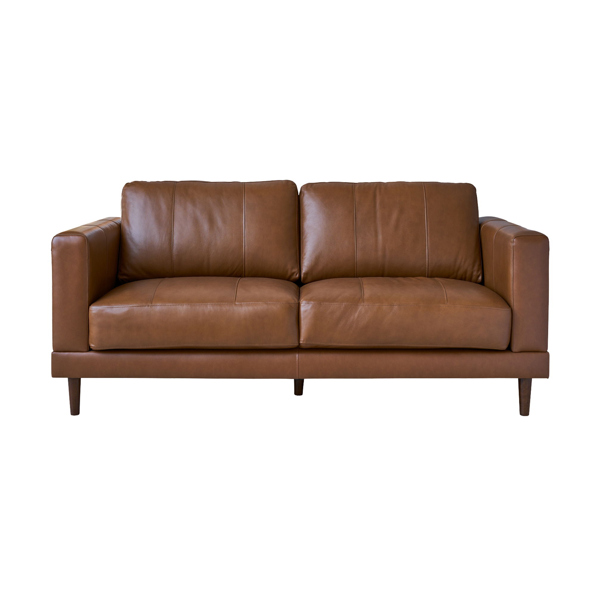 Hampton - Loveseat - Fiero Tan (Top Grain/Pvc)