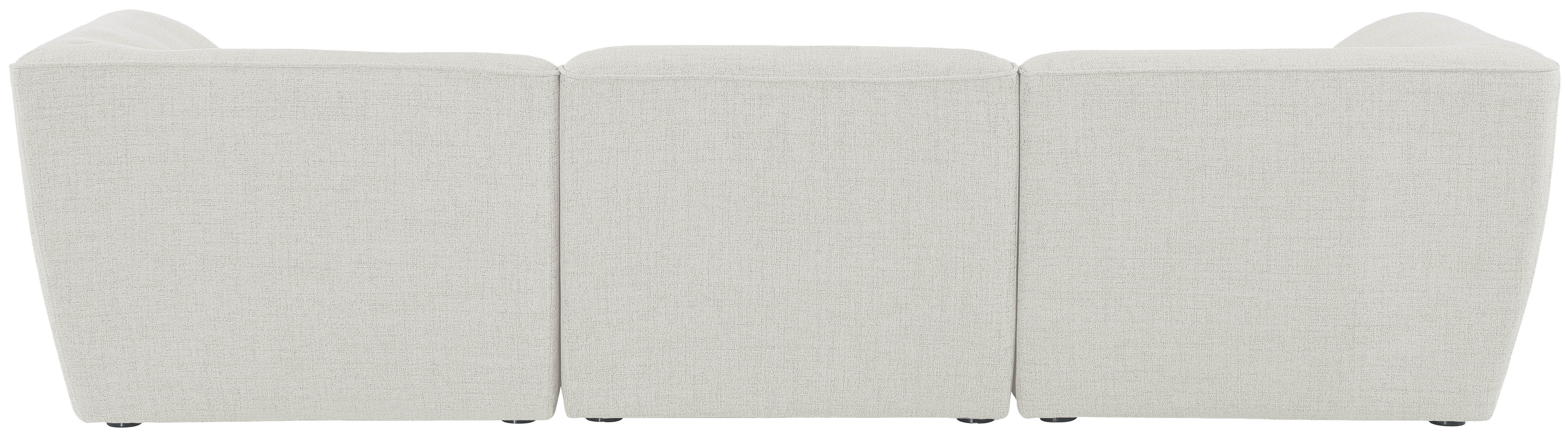 Miramar - 3 Piece Modular Sofa - Cream