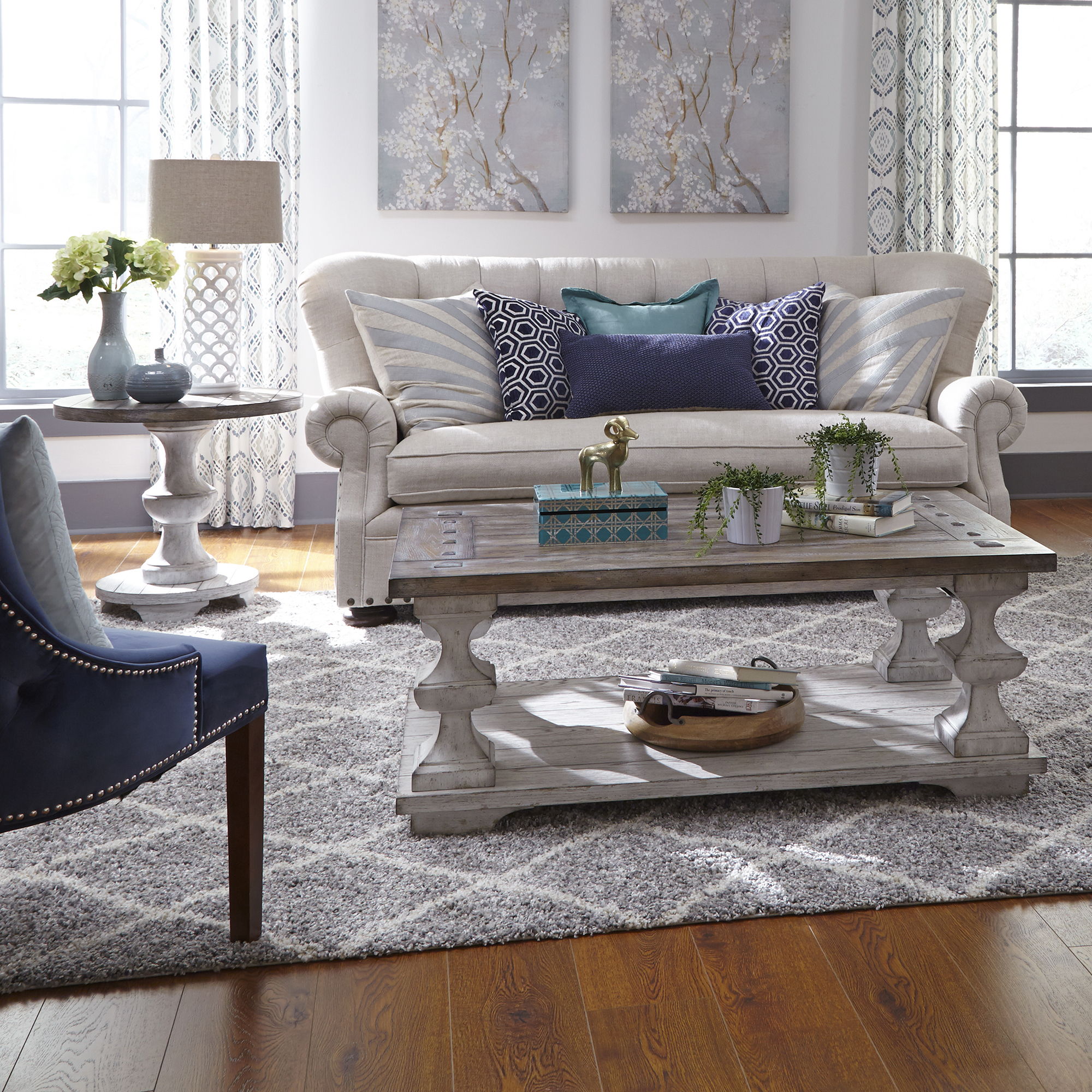 Liberty Furniture Sedona - 3 Piece Table Set - White