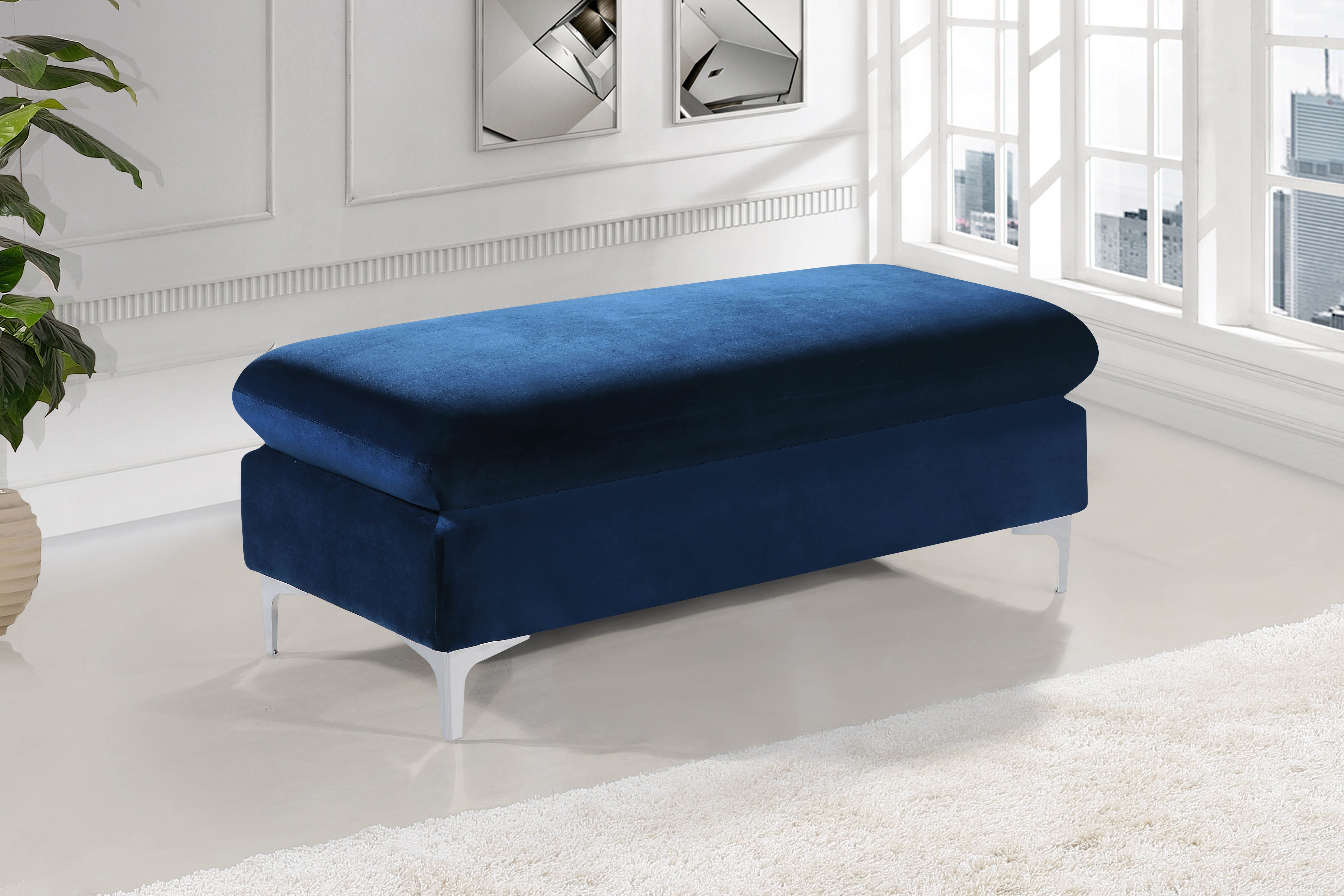 Naomi - Ottoman - Navy