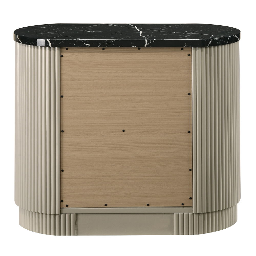 Travonte - Nightstand - Gray / Beige, beige, view 5