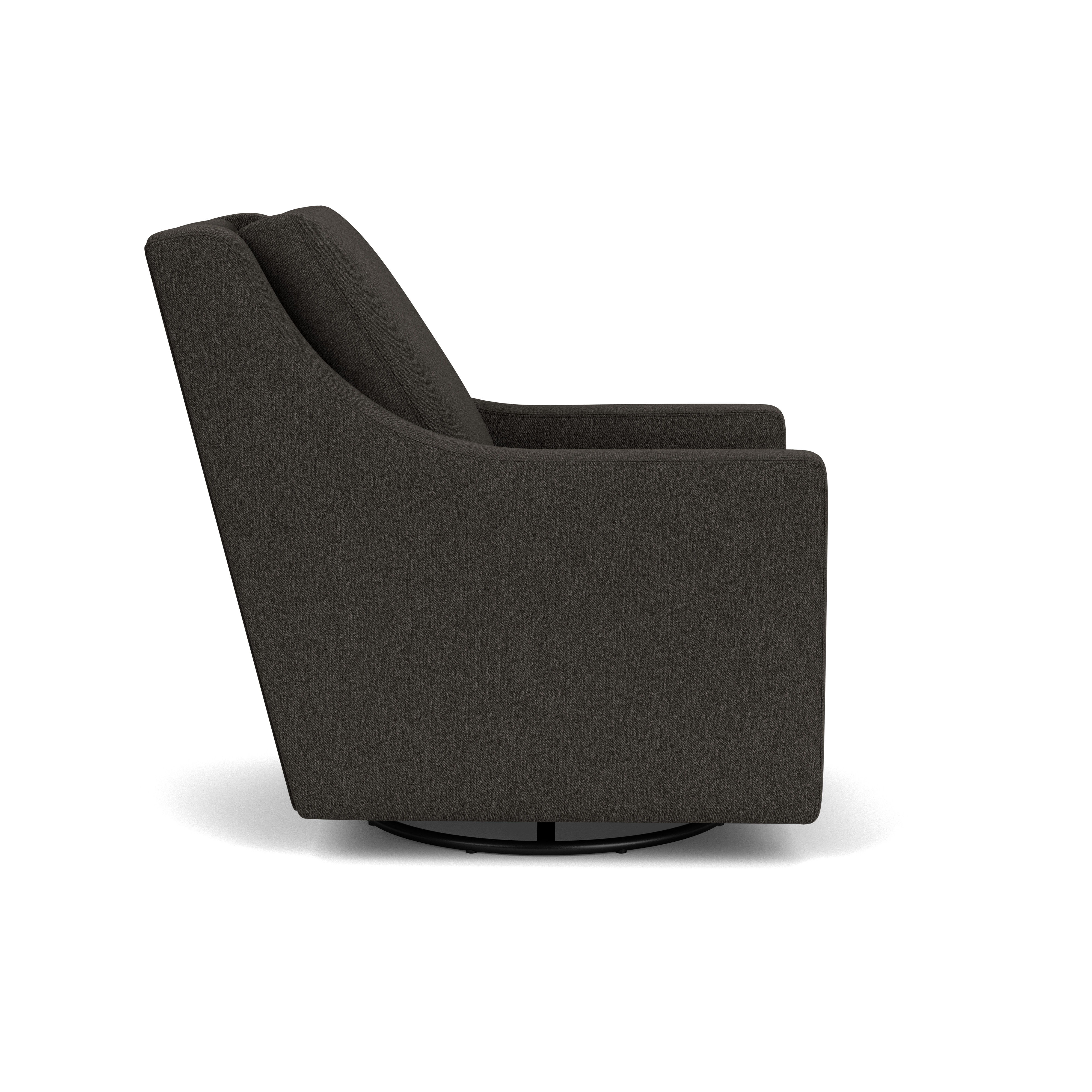 Murph - Fabric Swivel Chair, dark gray, view 7